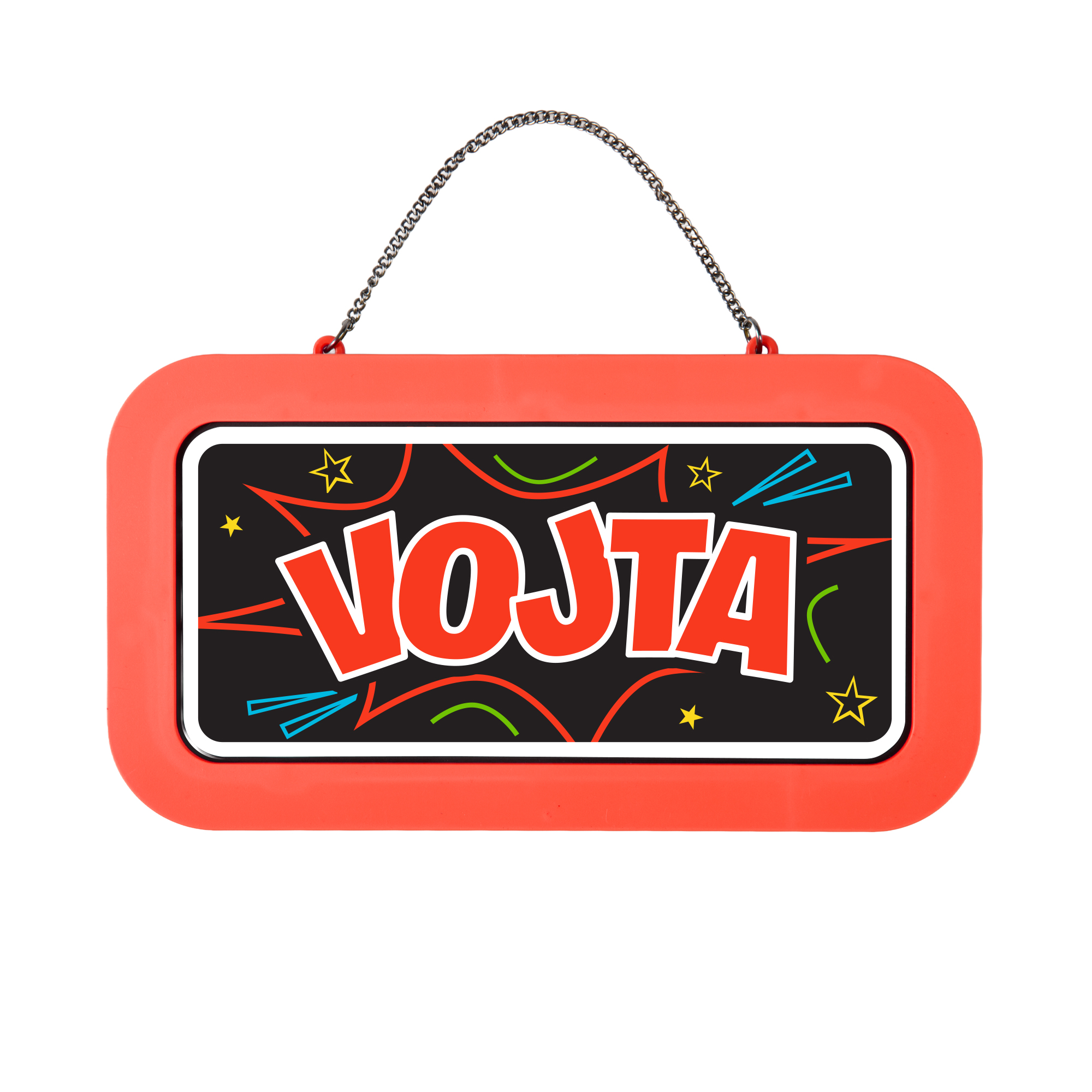 Neonová cedulka se jménem - Vojta Albi Albi