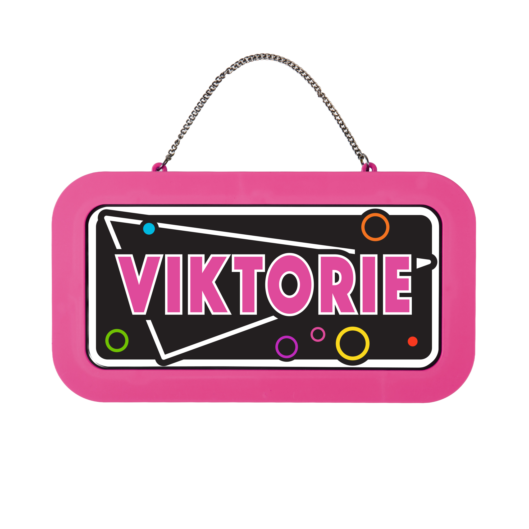 Neonová cedulka se jménem - Viktorie Albi Albi