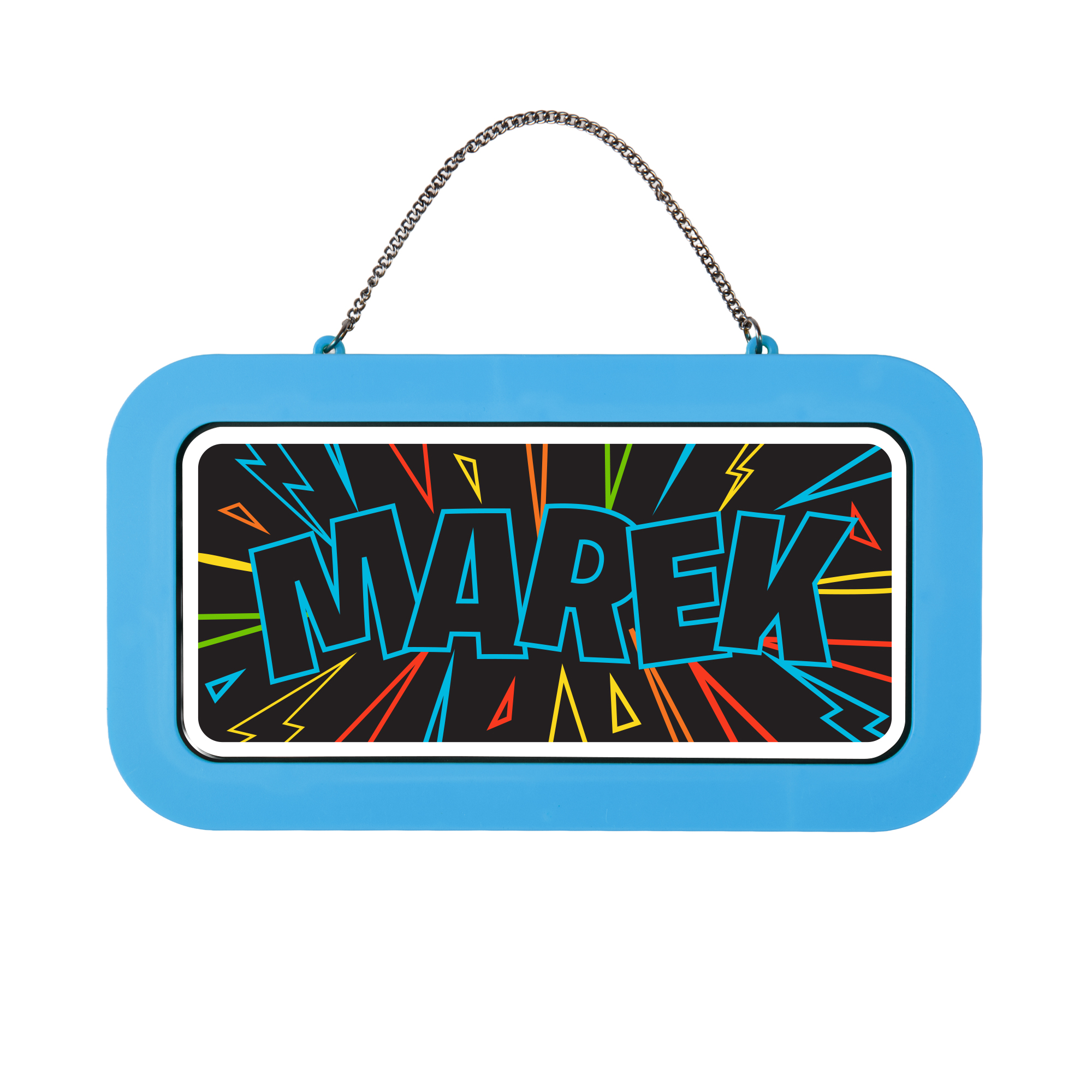 Neonová cedulka se jménem - Marek Albi Albi