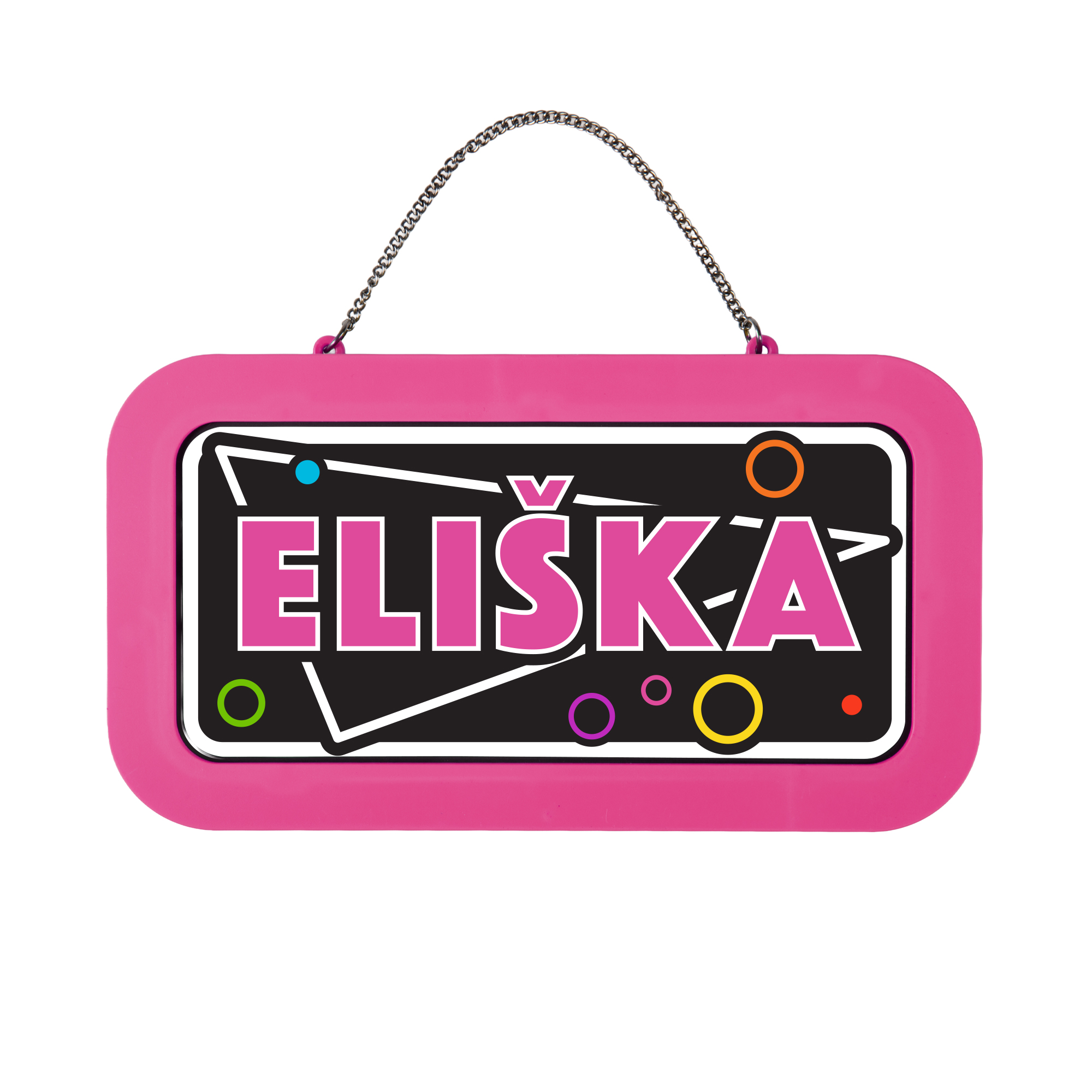 Neonová cedulka se jménem - Eliška Albi Albi