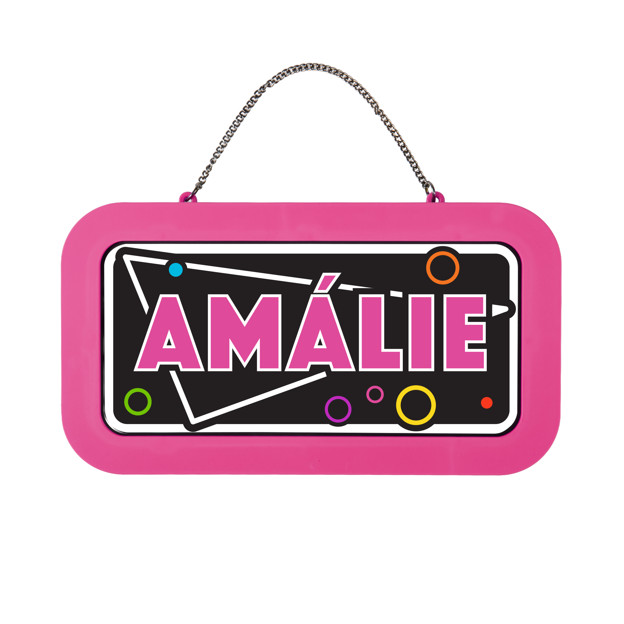 Neonová cedulka se jménem - Amálie Albi Albi