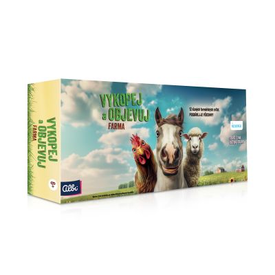 Vykopej a objevuj - Farma - set 12 ks Albi Albi