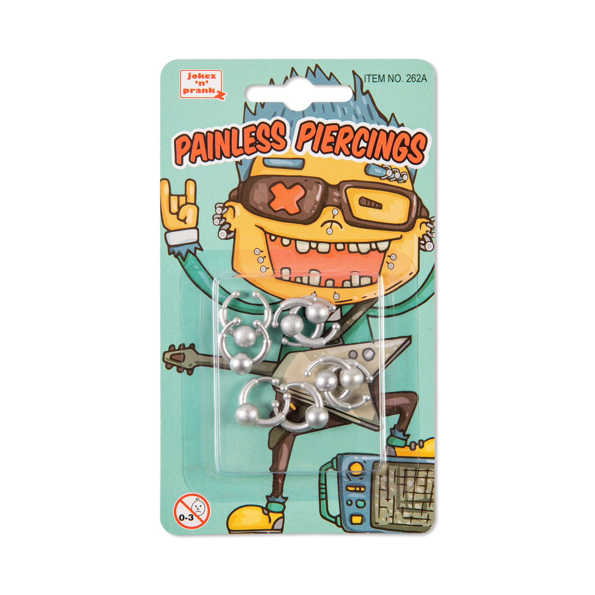 Falešný piercing s kuličkou 8 ks Albi Albi