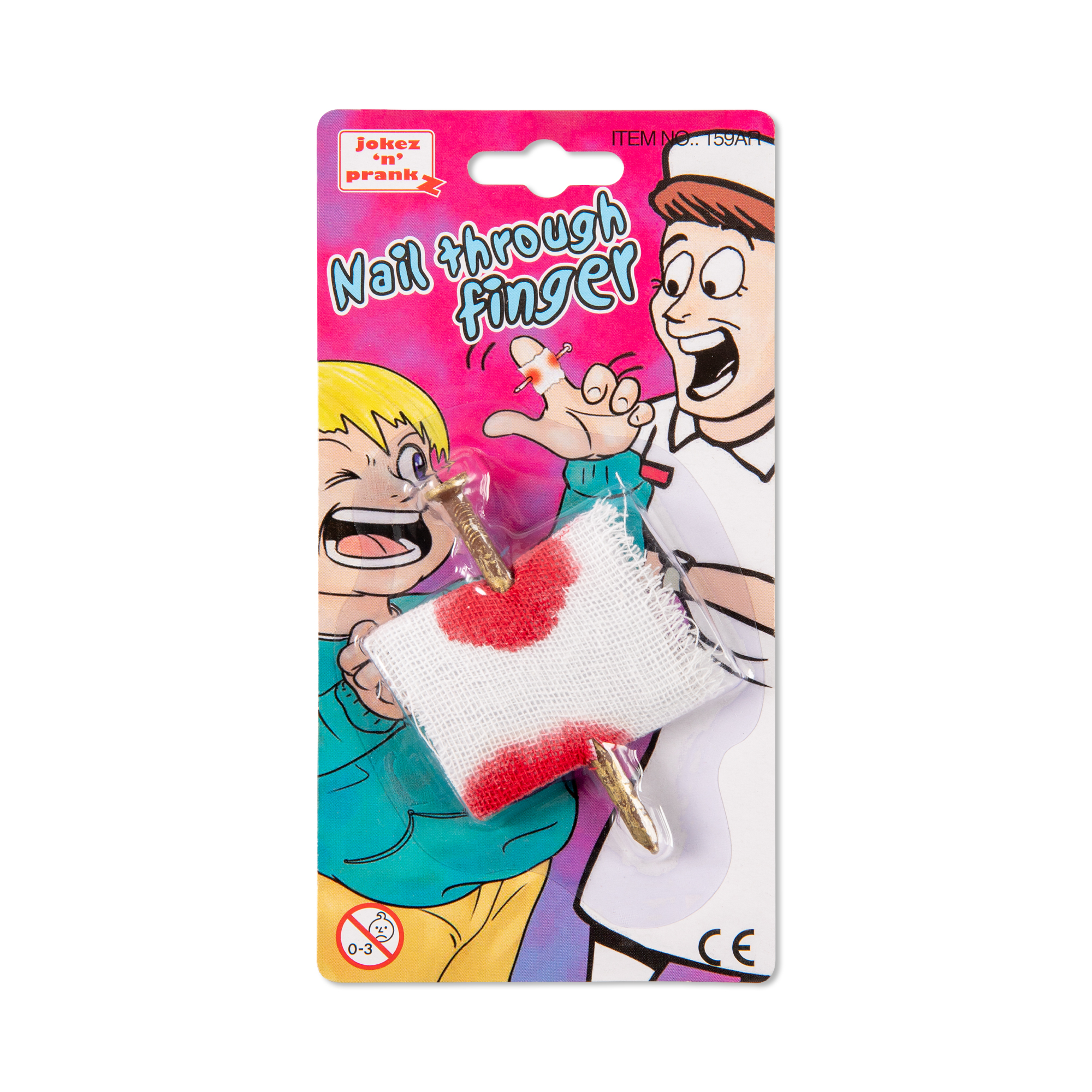 Hřebík skrz prst Albi Albi