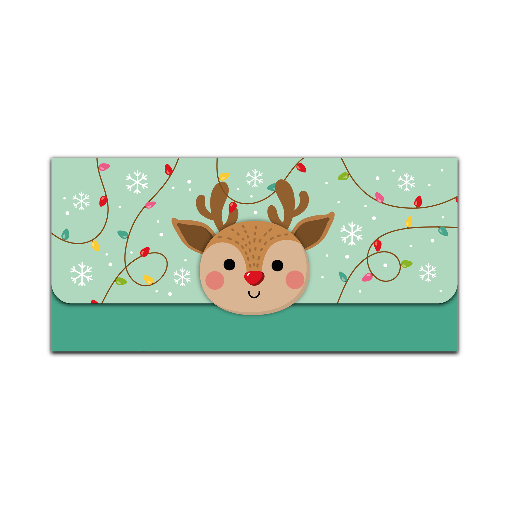 Vánoční magnetická obálka na peníze - Sob Albi Albi