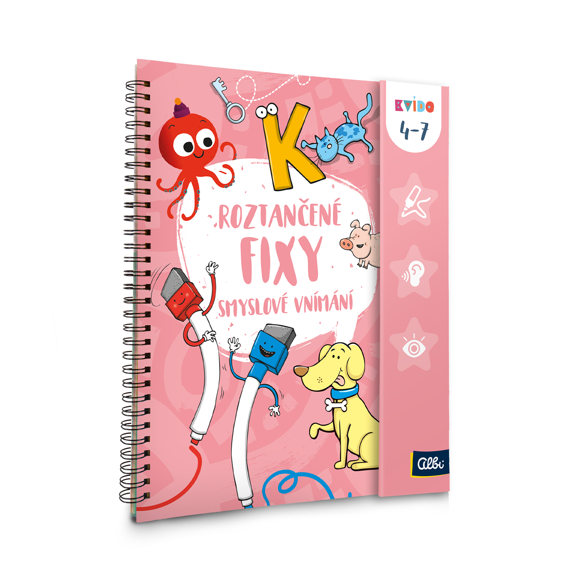 Roztančené fixy - Smyslové vnímání Albi Albi