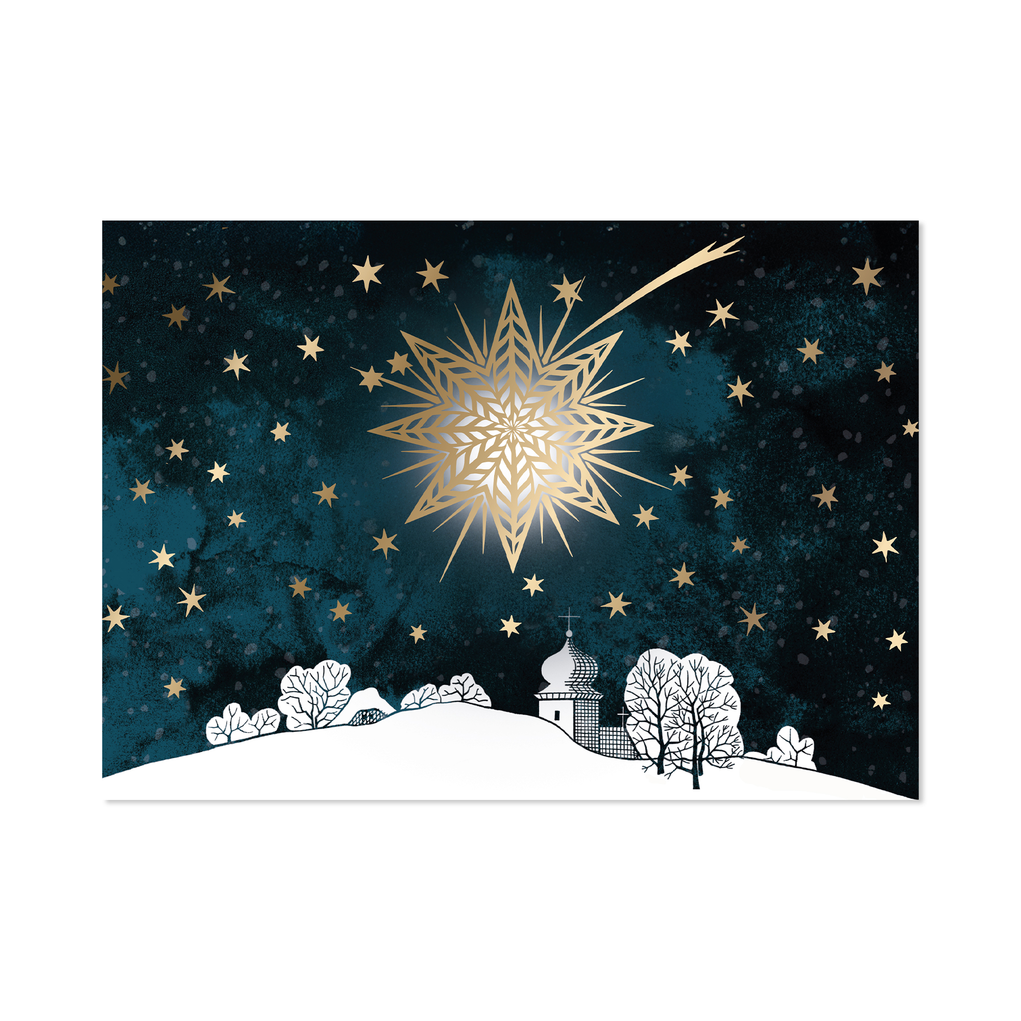 Vánoční hrací přání - Kometa Albi Albi