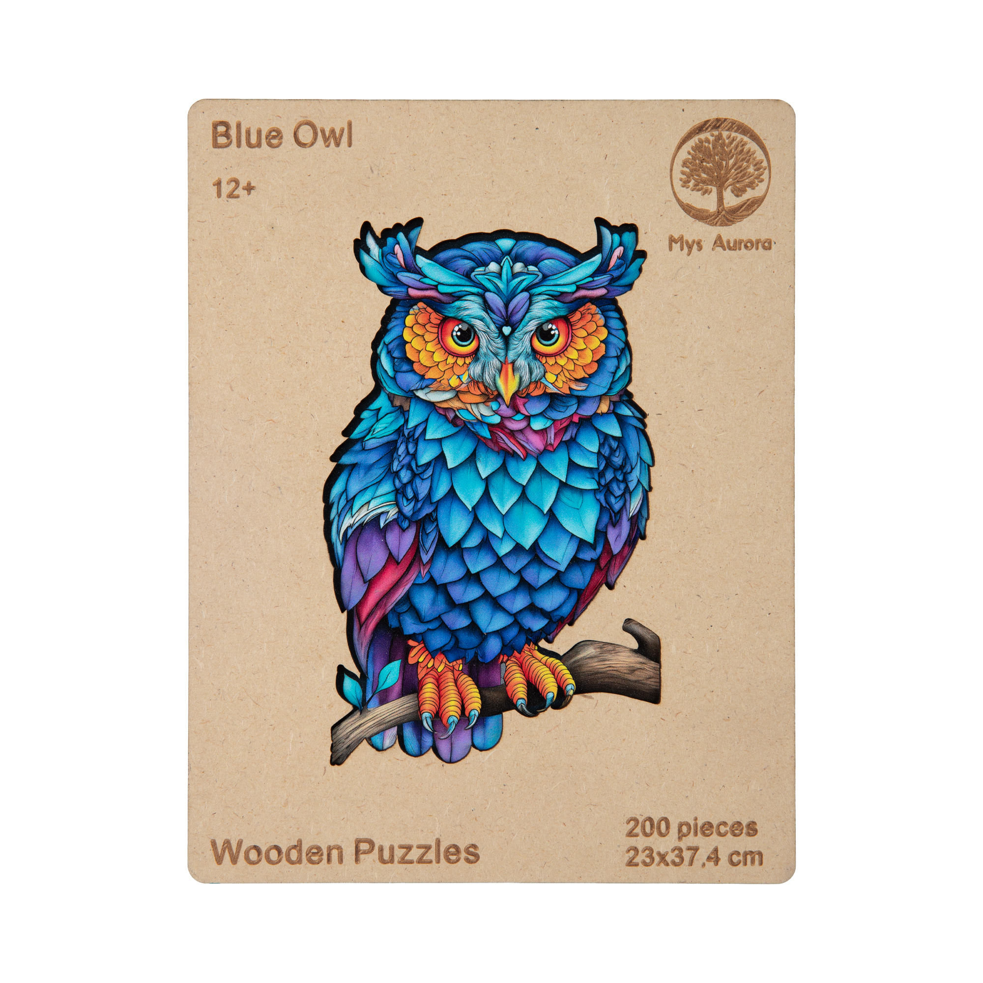 Dřevěné puzzle - Sova Albi Albi