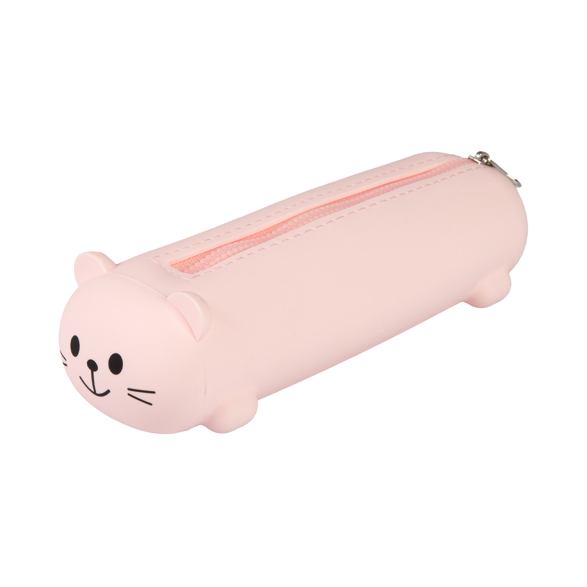 Silikonový penál - Růžová kočka Albi Albi