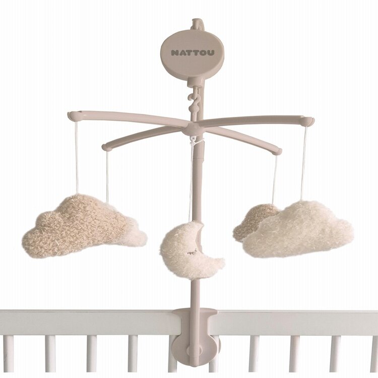 NATTOU Kolotoč hudební nad postýlku Teddy 0m+ Nattou