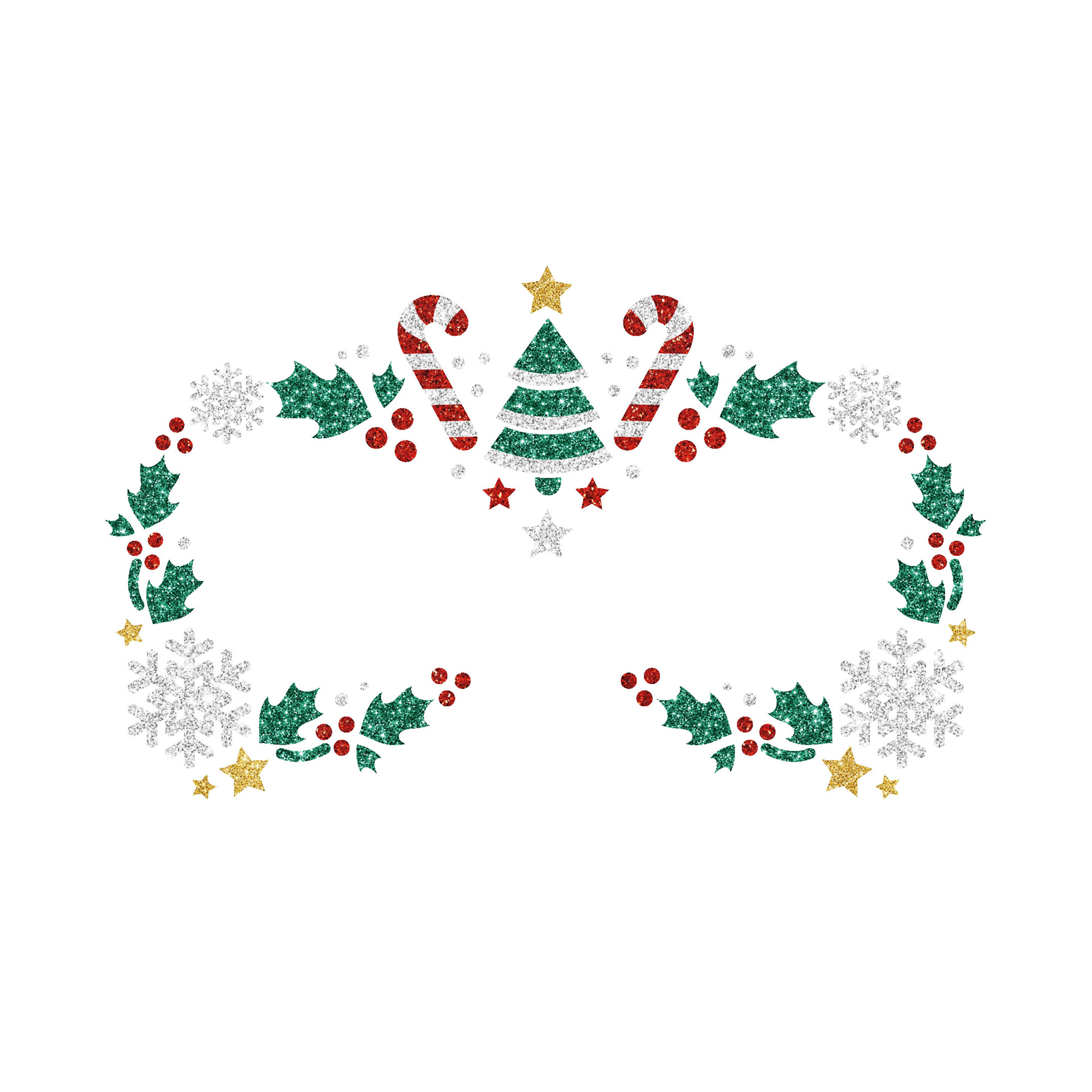 Samolepky na obličej Vánoce Albi Albi