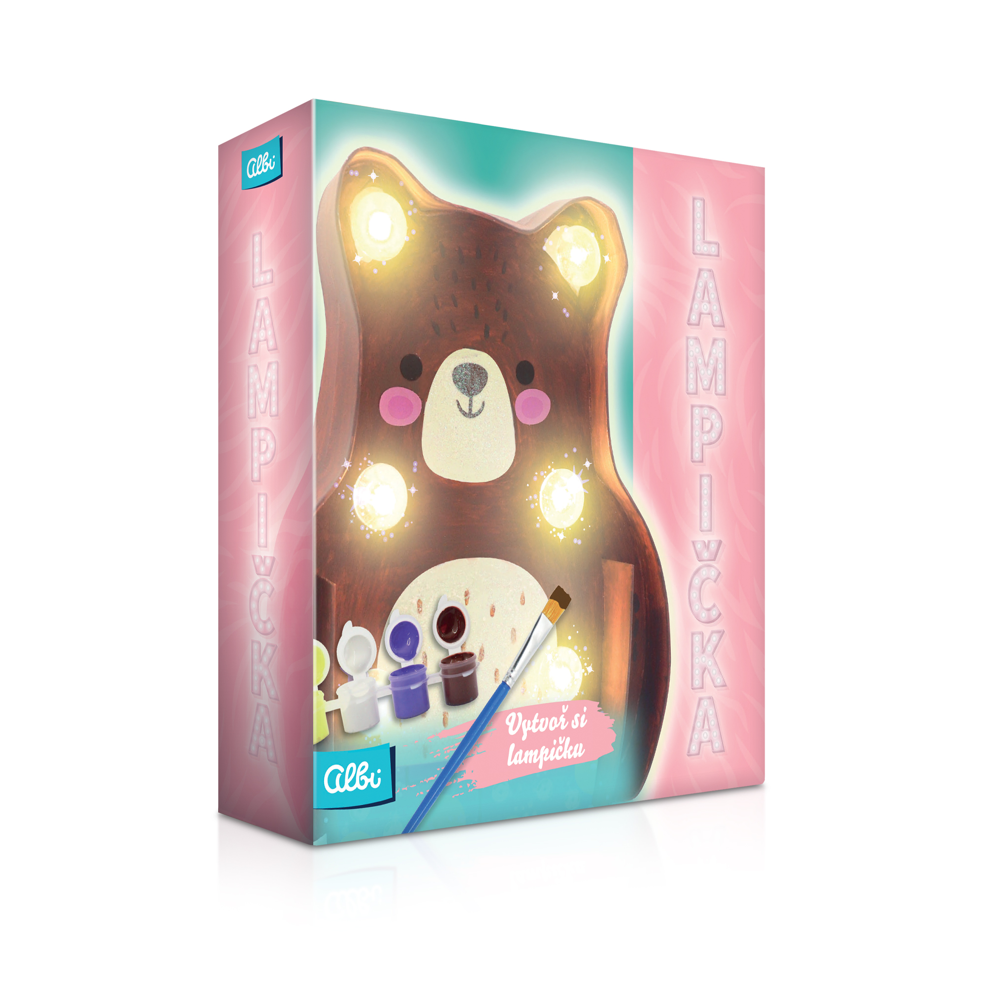 DIY Lampička - Medvídek Albi Albi