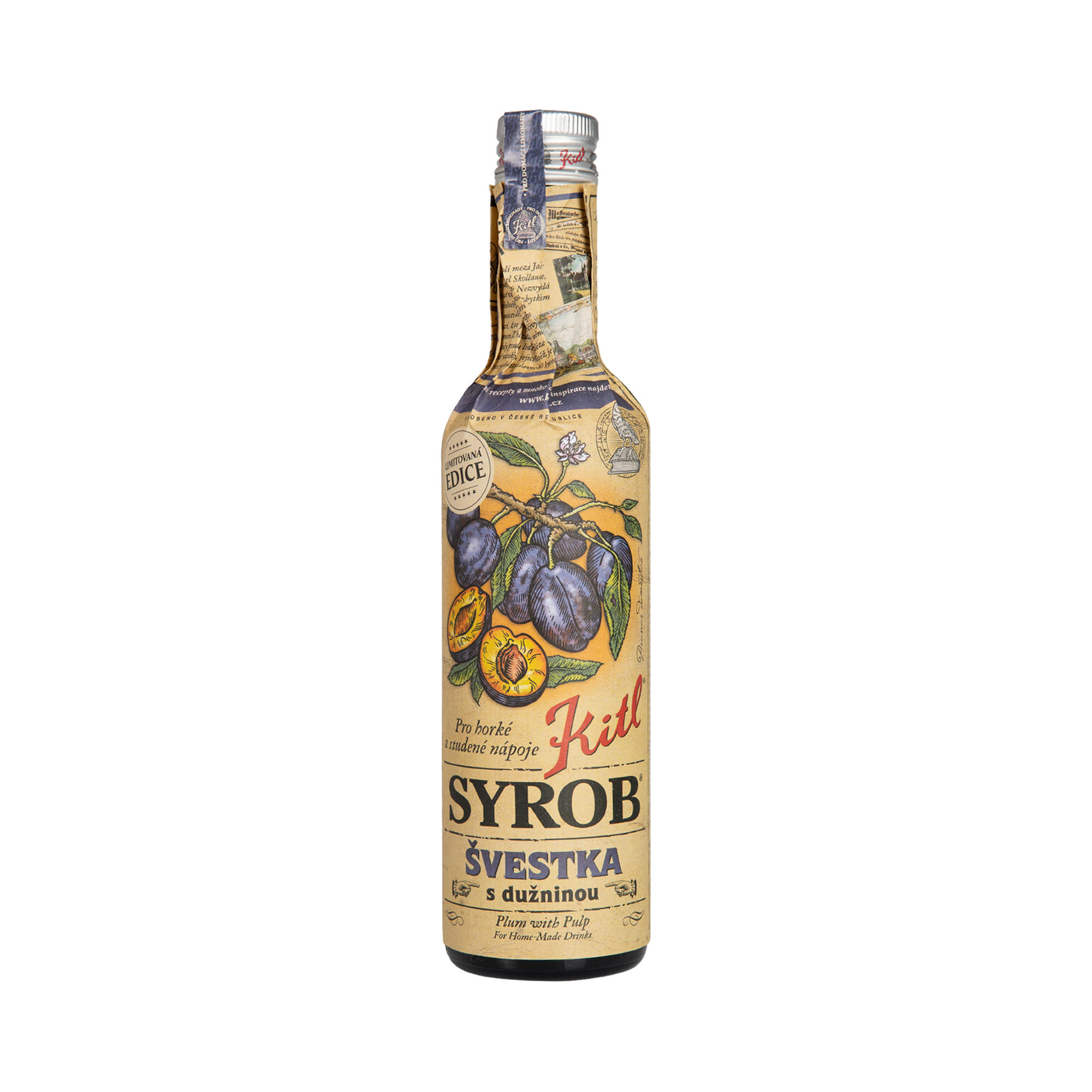 Kitl Syrob - Švestka s dužinou 500 ml Kitl Kitl