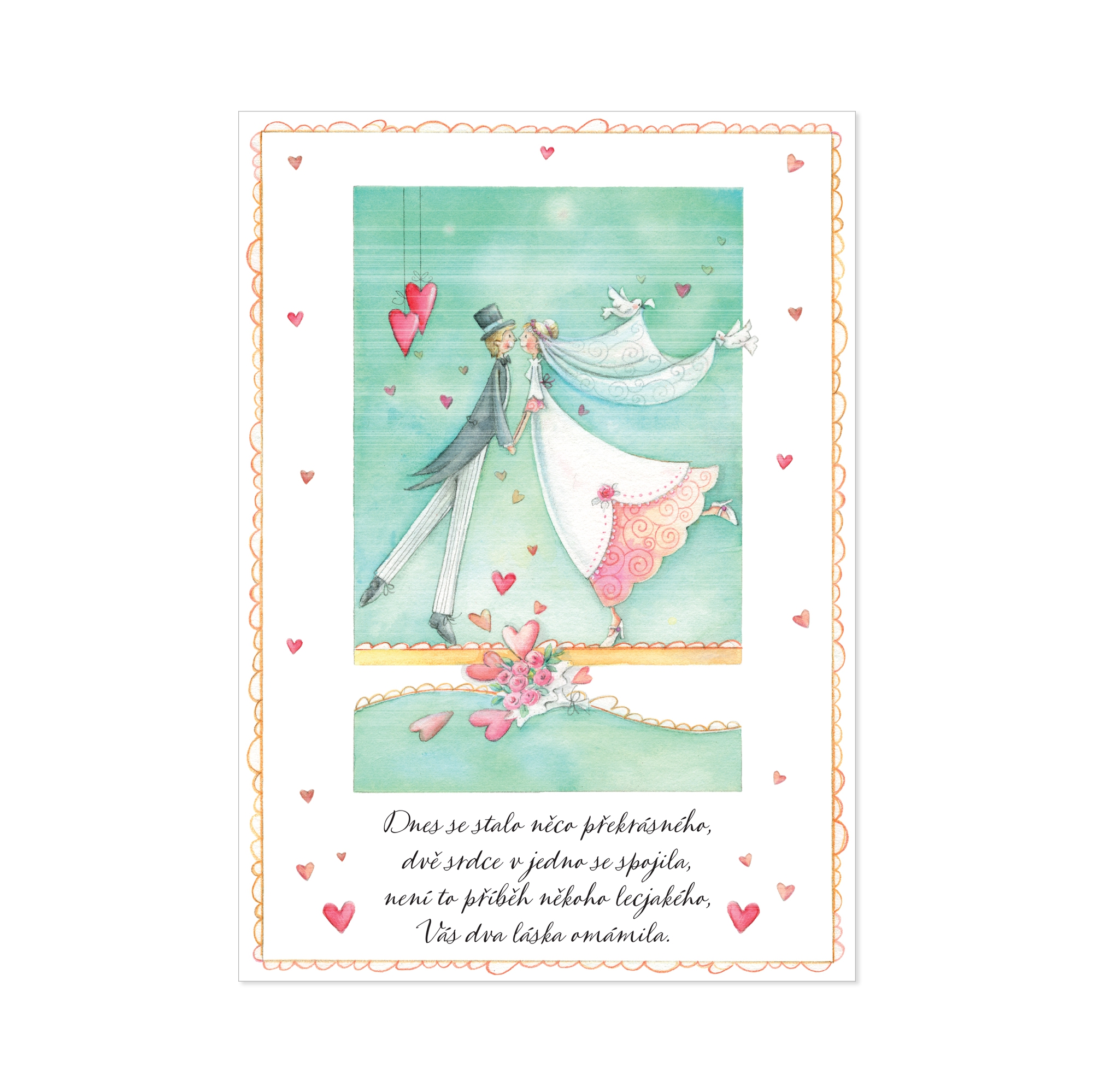 Hrací přání - Svatební polibek Albi Albi