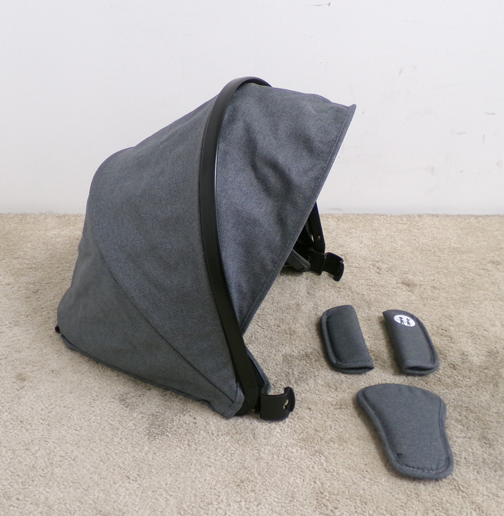 PETITE&MARS Stříška na kočárek Street+ Ultimate Grey Petite&Mars