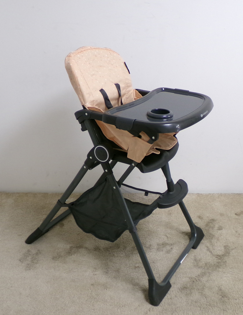 KINDERKRAFT Židlička jídelní Foldee Pink Kinderkraft