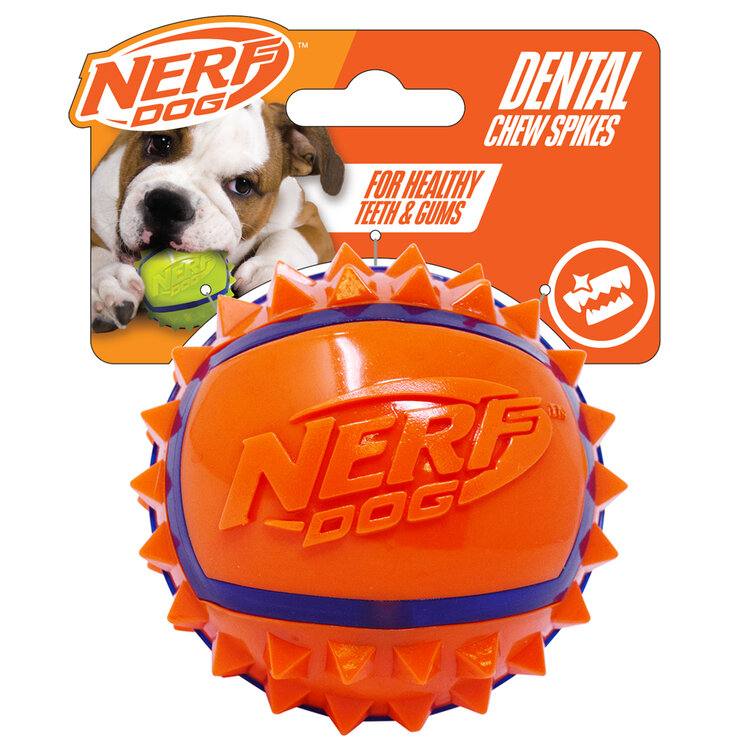 NERF DOG Hračka pro psy míček se spiky 9 cm NERF DOG