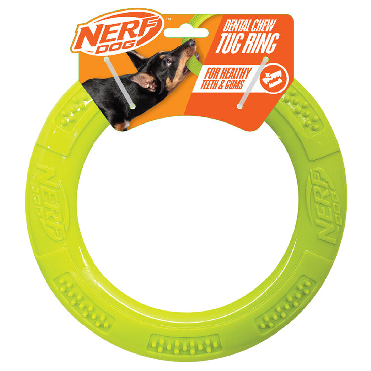NERF DOG Hračka pro psy dentální tahadlo ve tvaru kruhu 23 cm NERF DOG