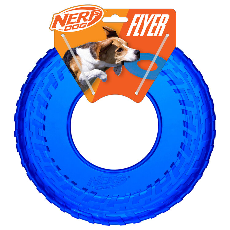 NERF DOG Létající talíř z průhledné gumy 25 cm NERF DOG
