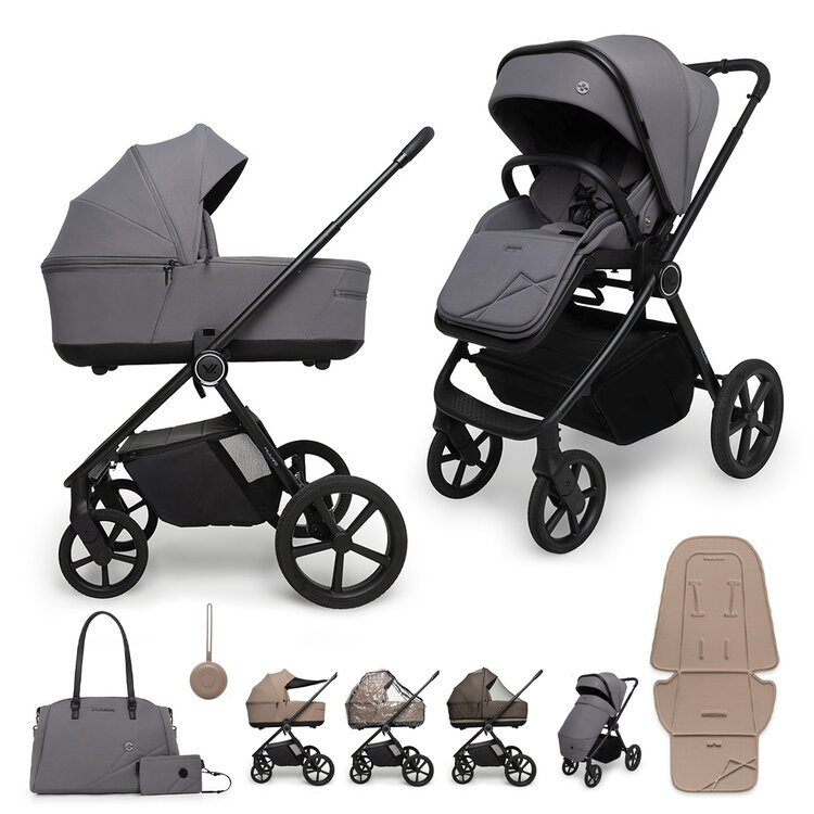 MUUVO Kočárek kombinovaný Muuvo One 2v1 Gris Muuvo