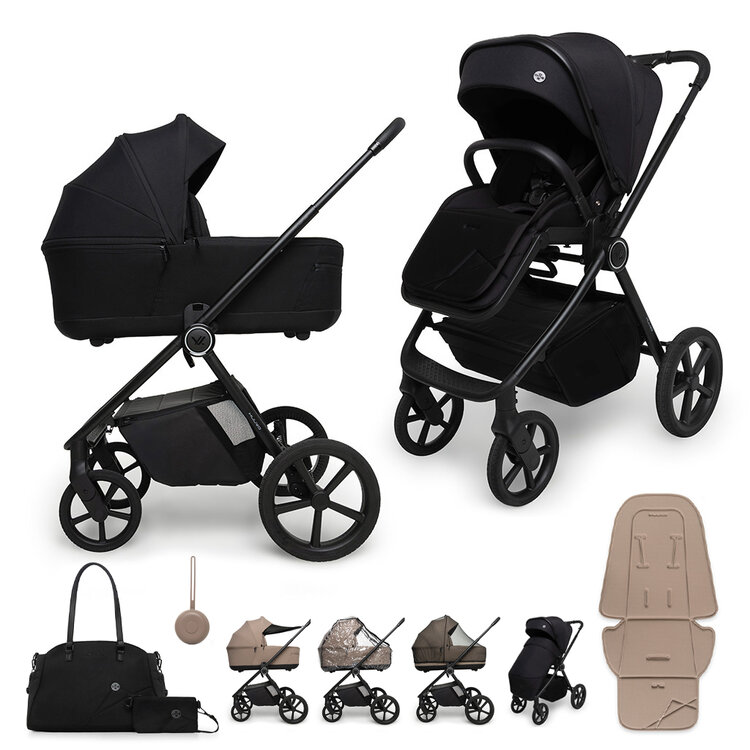 MUUVO Kočárek kombinovaný Muuvo One 2v1 Negro Muuvo