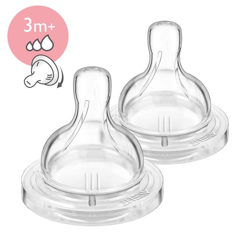 Philips AVENT Dudlík Anti-colic/Classic+ variabilní průtok 3m+