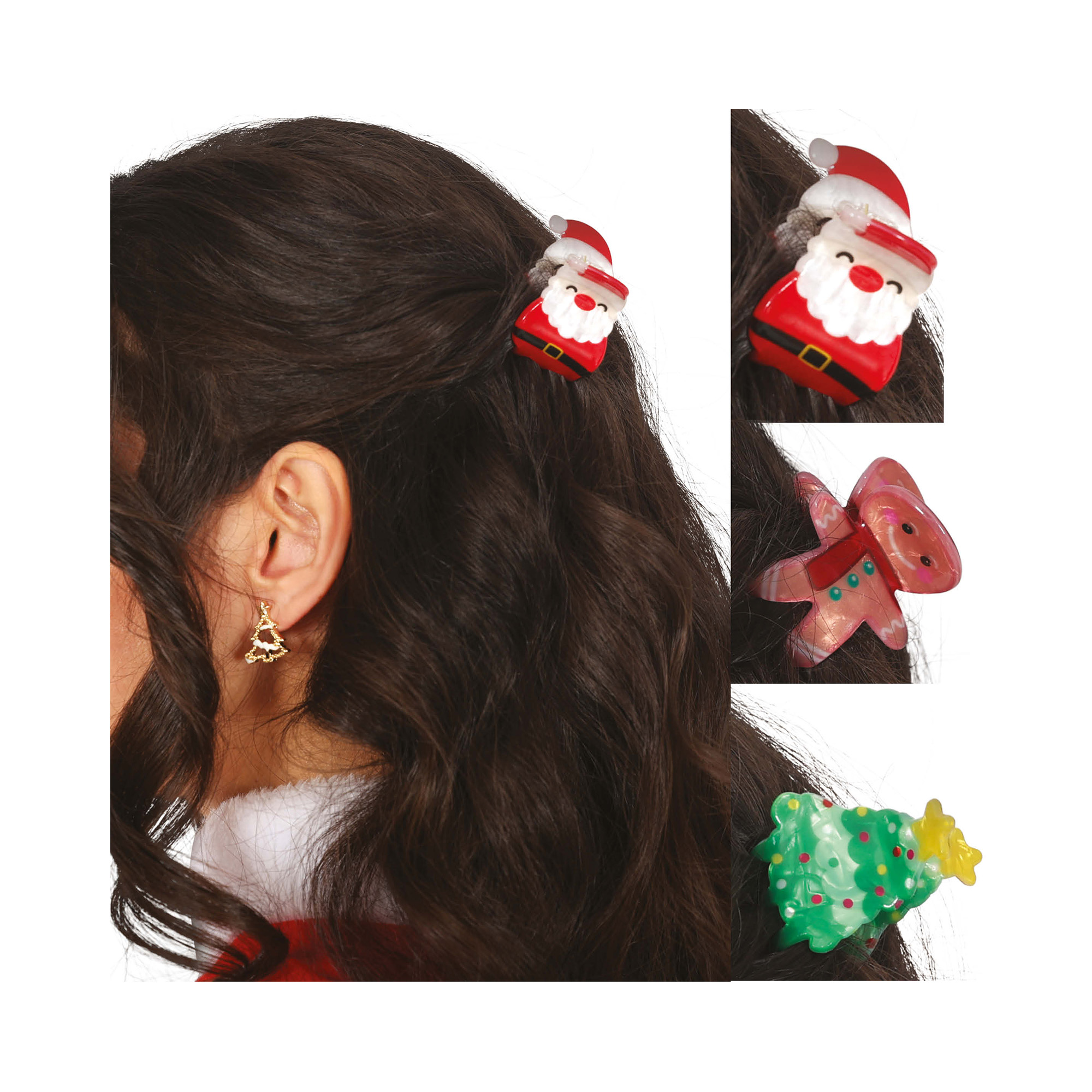 Skřipce do vlasů Vánoce 3 ks Albi Albi