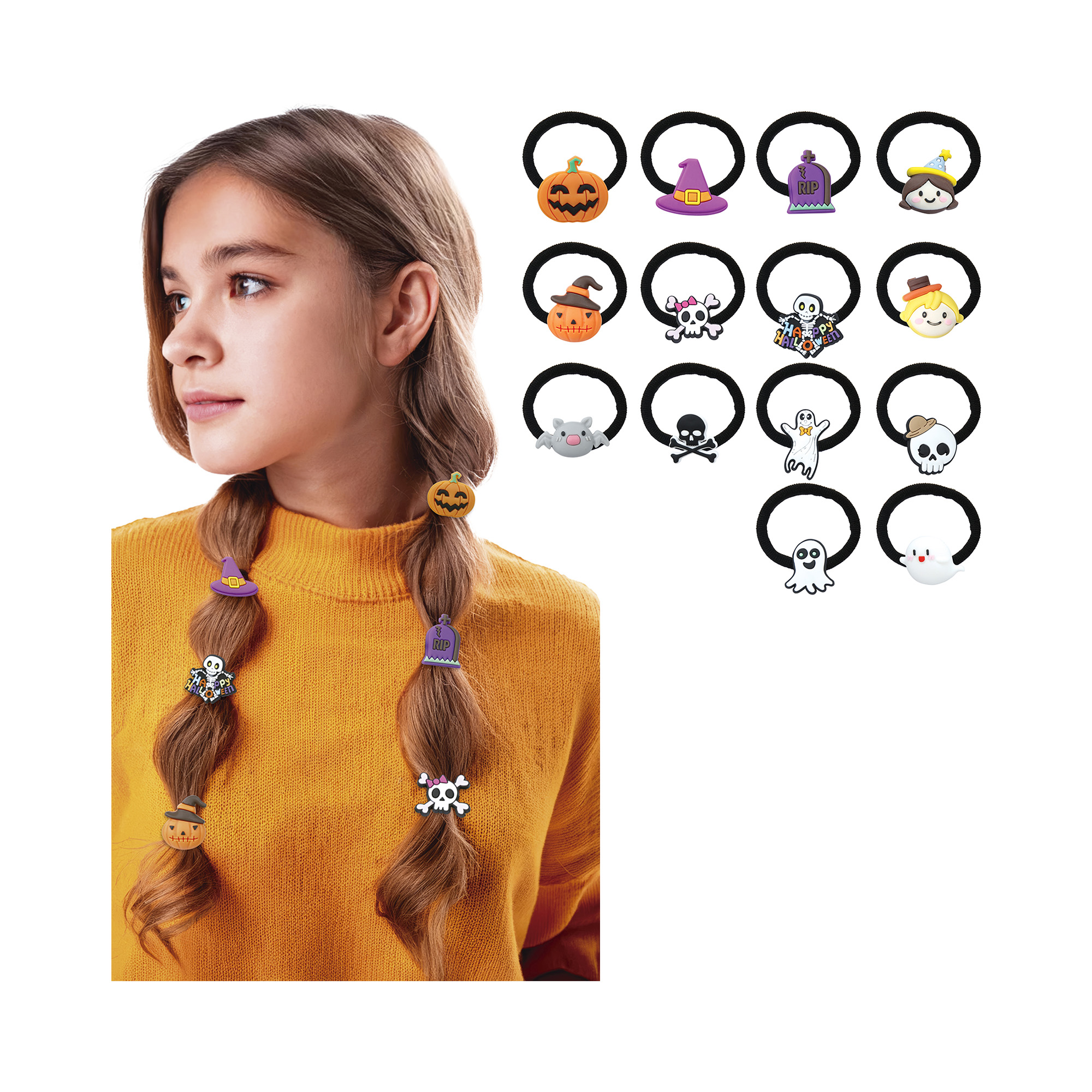 Gumičky do vlasů Halloween 14 ks Albi Albi