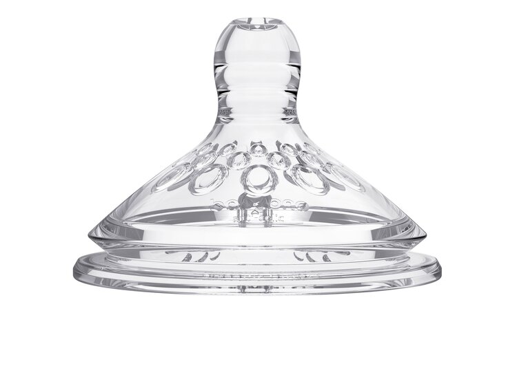 BABYONO Dudlík antikolikový rychlý průtok L Natural Nursing 2 ks 6m+ BabyOno