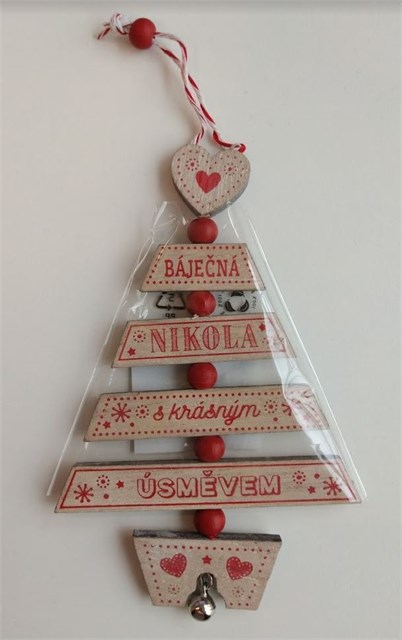 Vánoční ozdoba - Nikola Albi Albi