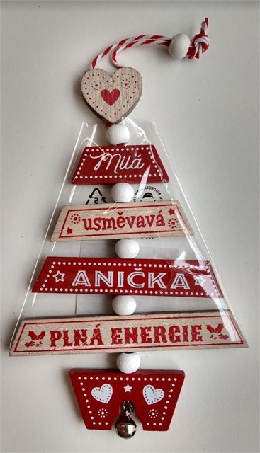 Vánoční ozdoba - Anička Albi Albi