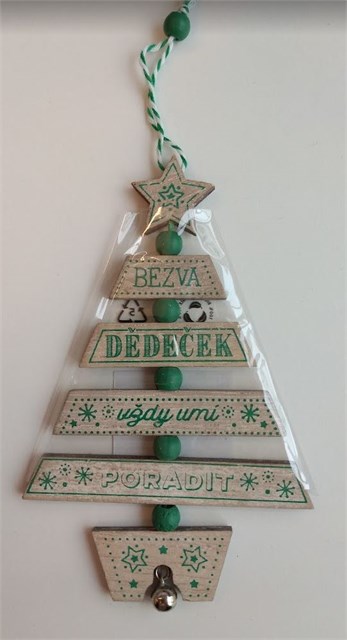 Vánoční ozdoba - Dědeček Albi Albi