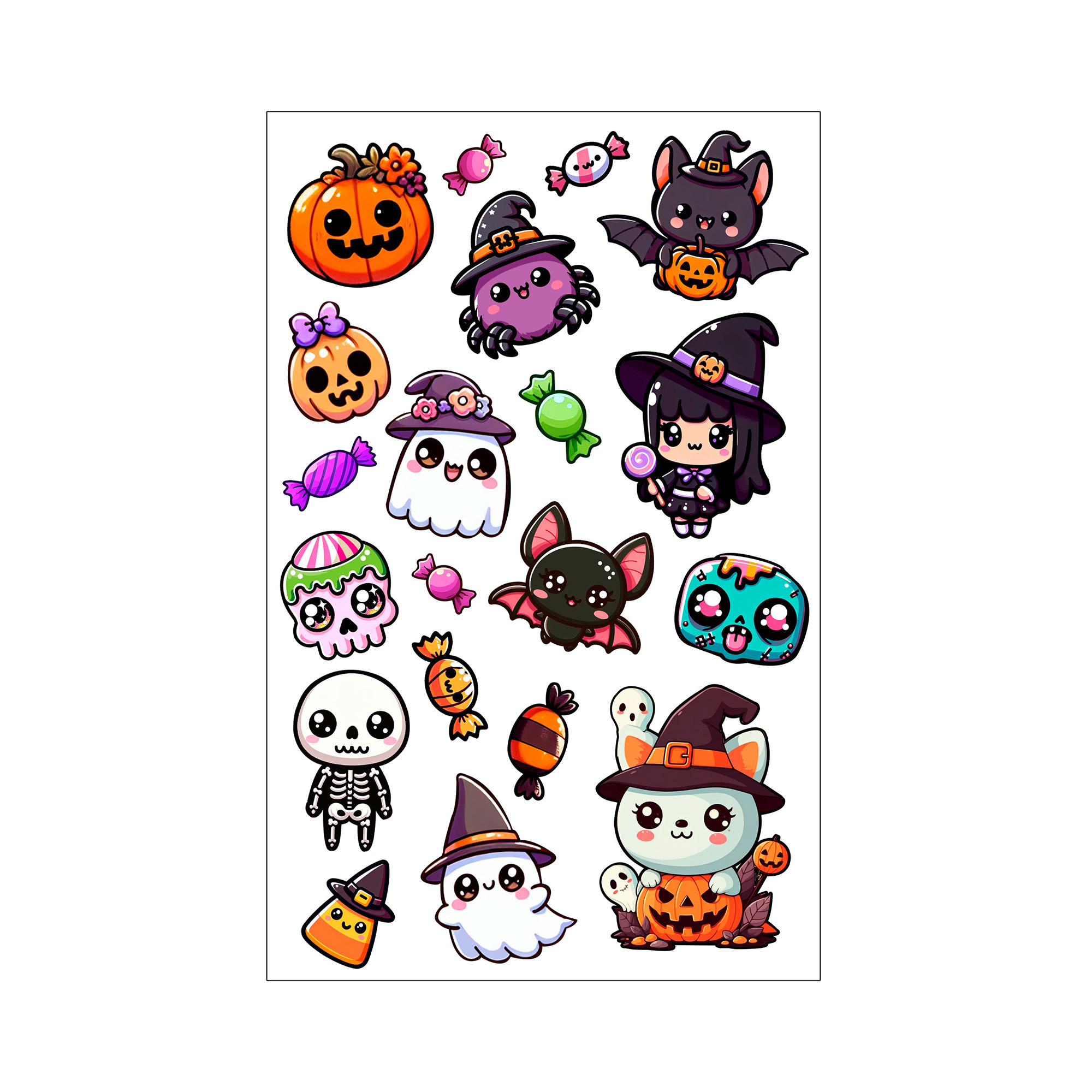 Tetování Halloween příšerky 20 ks Albi Albi