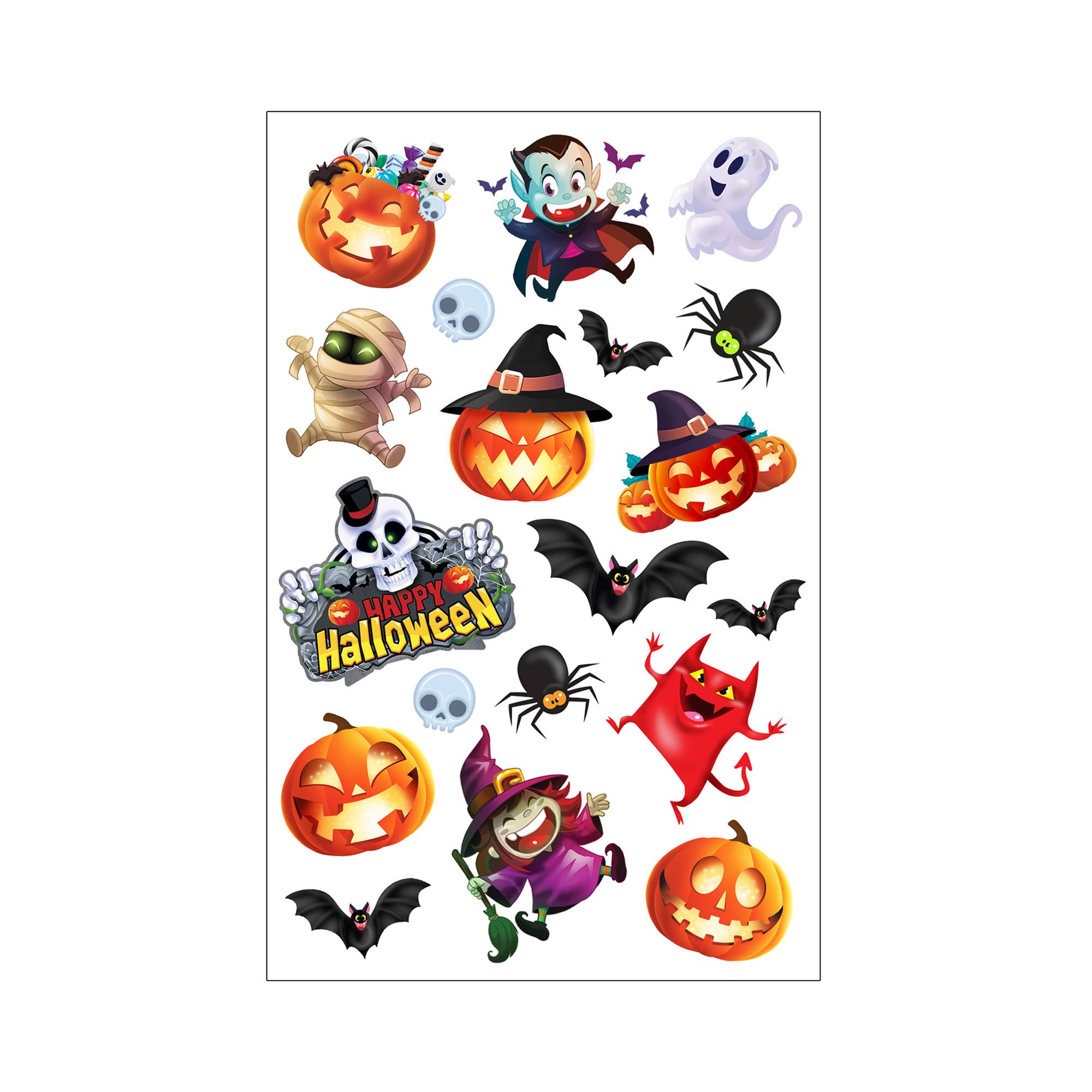 Tetování Veselý Halloween 19 ks Albi Albi