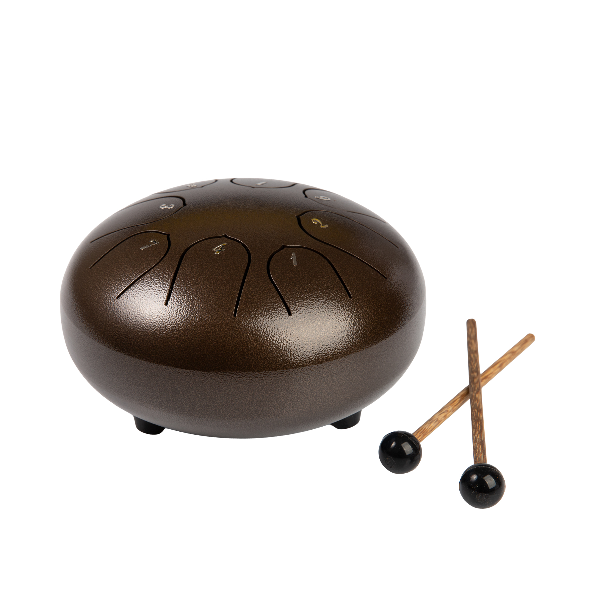 Hnědý ocelový bubínek - 8 tónů Albi Albi