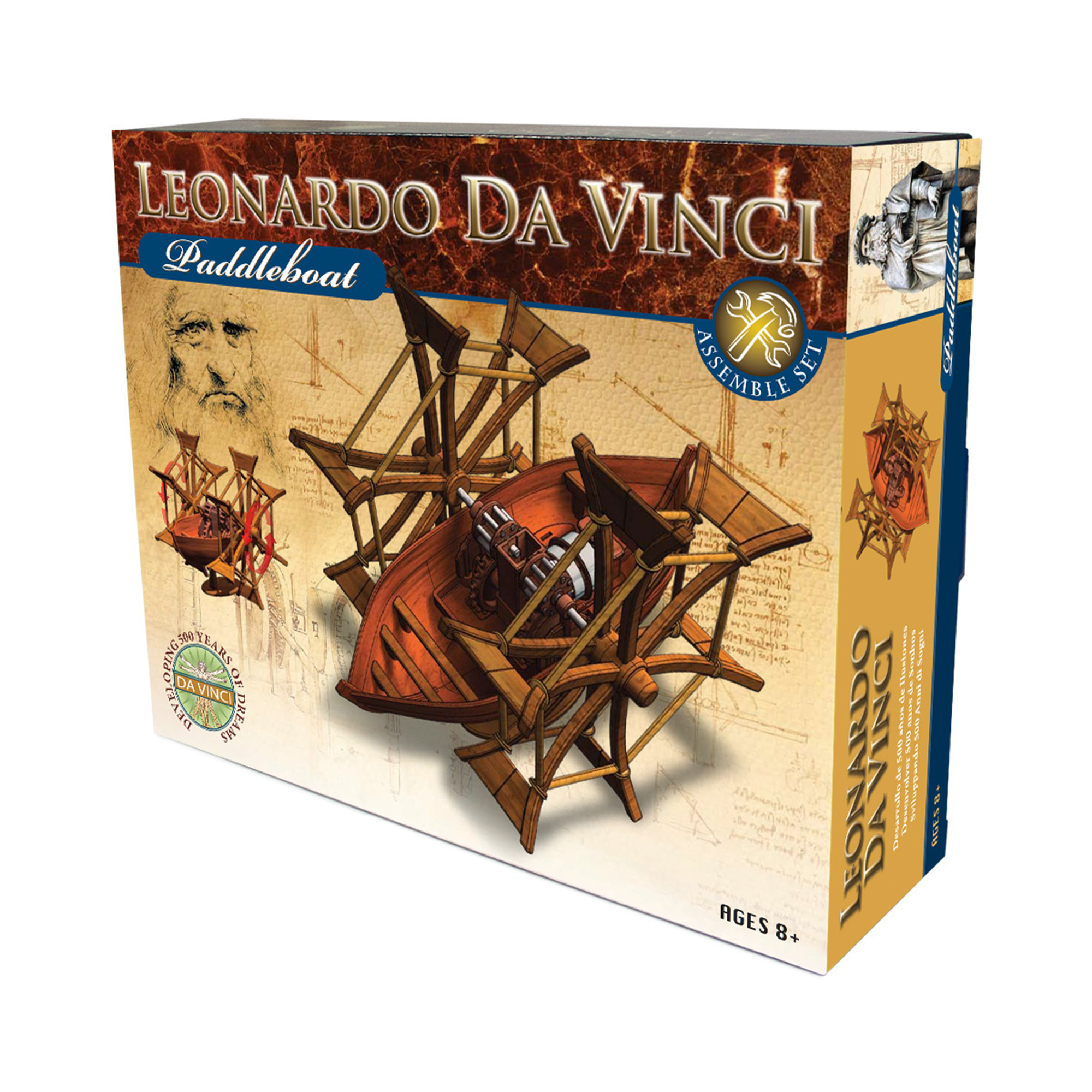 Stavebnice Leonardo Da Vinci - Šlapací loď Albi Albi