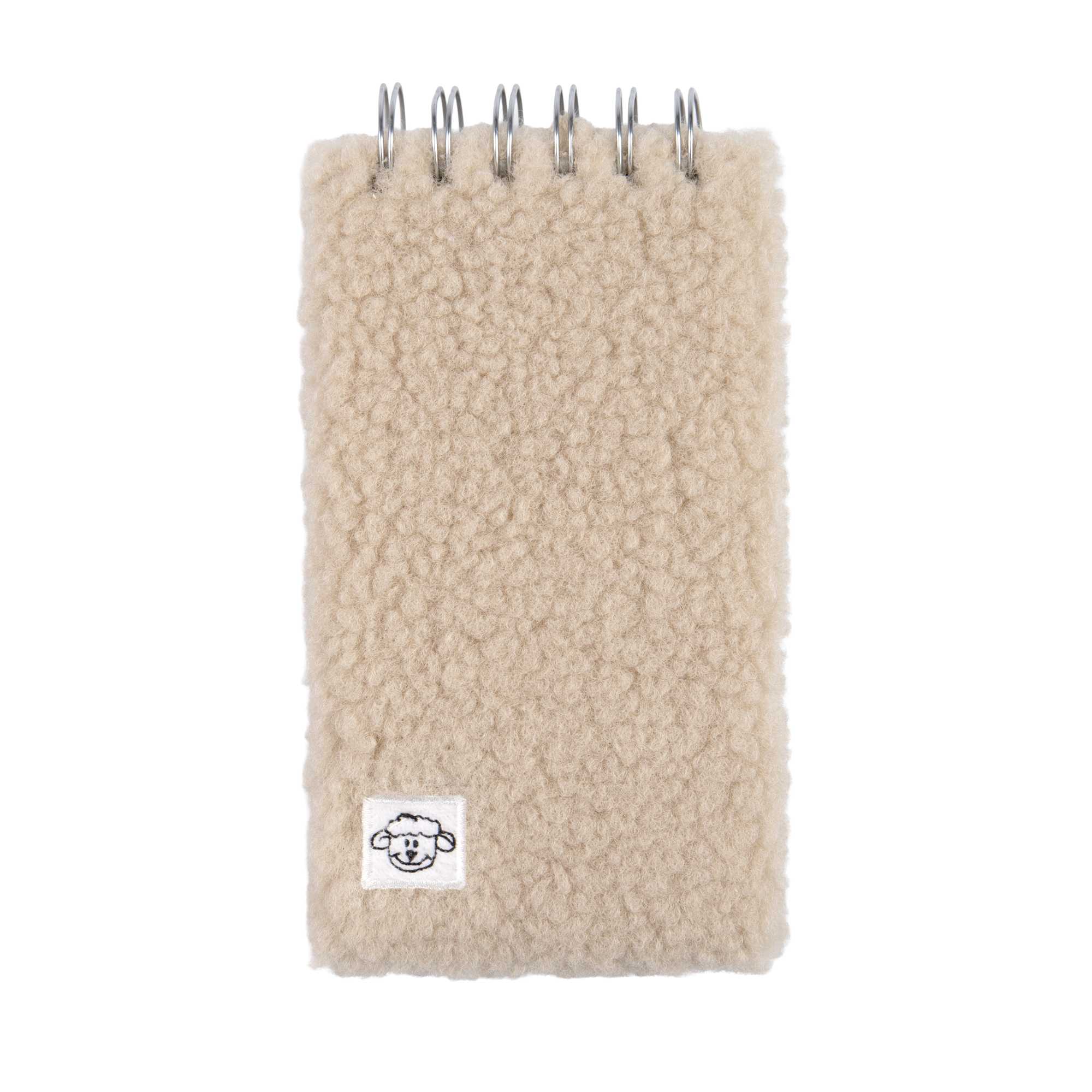 Chlupatý béžový zápisník se spirálou Albi Albi