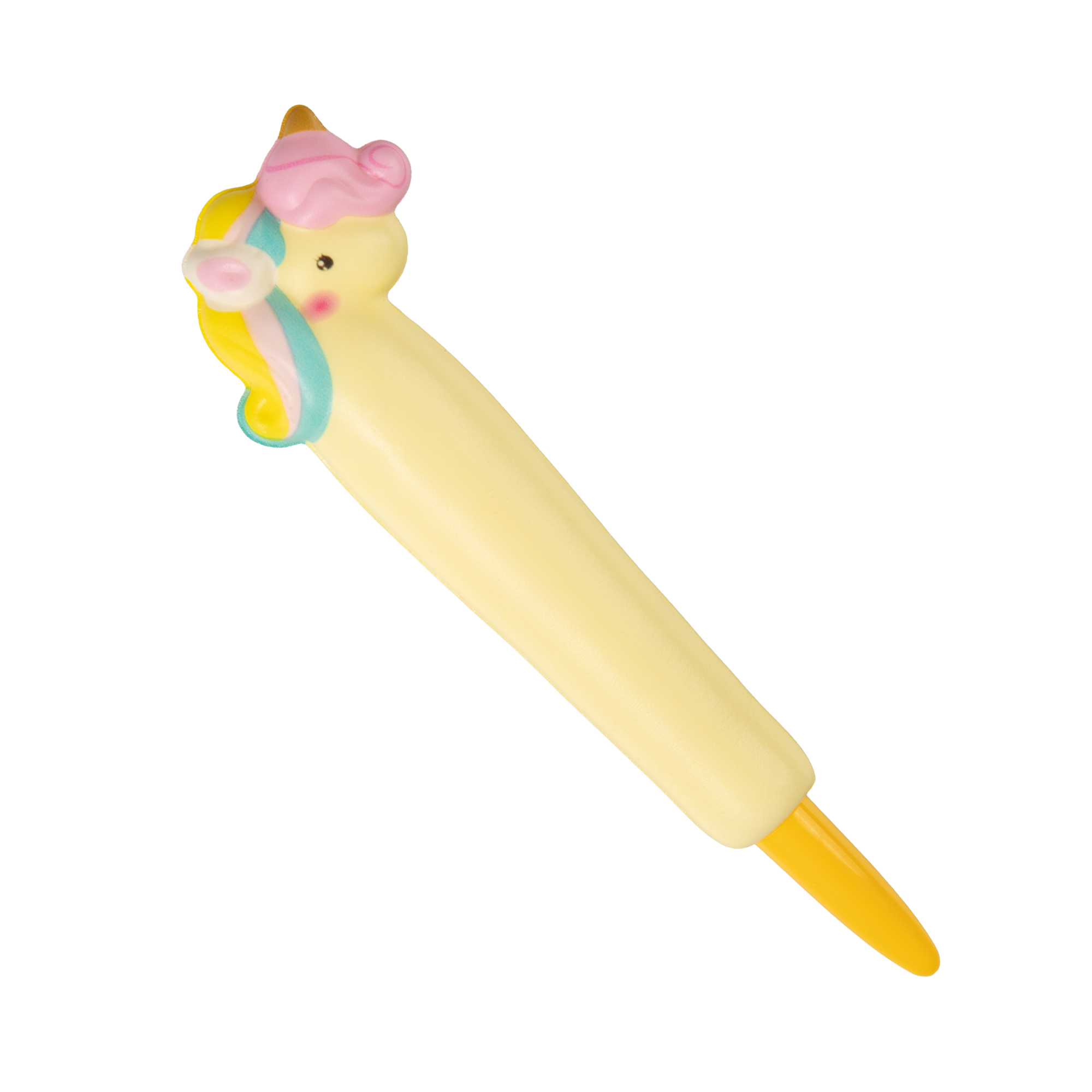 Squishy propiska - Žlutý jednorožec Albi Albi