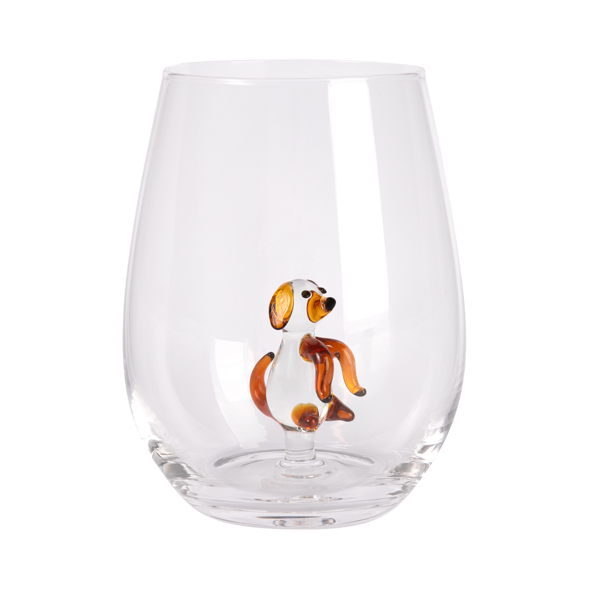 Sklenice s 3D figurkou - Pes Albi Albi