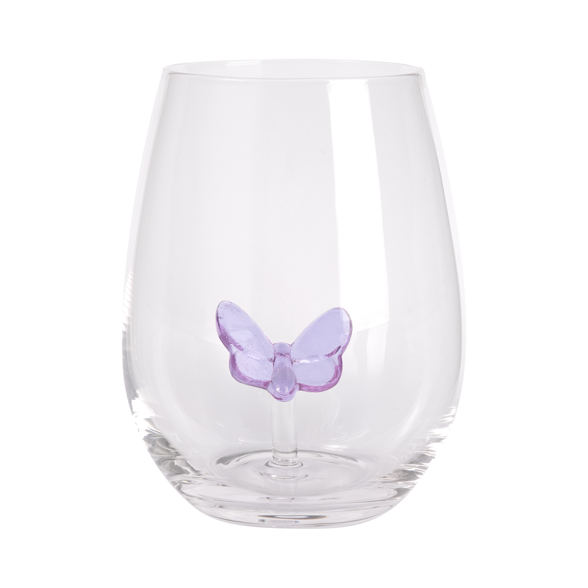 Sklenice s 3D figurkou - Motýl Albi Albi