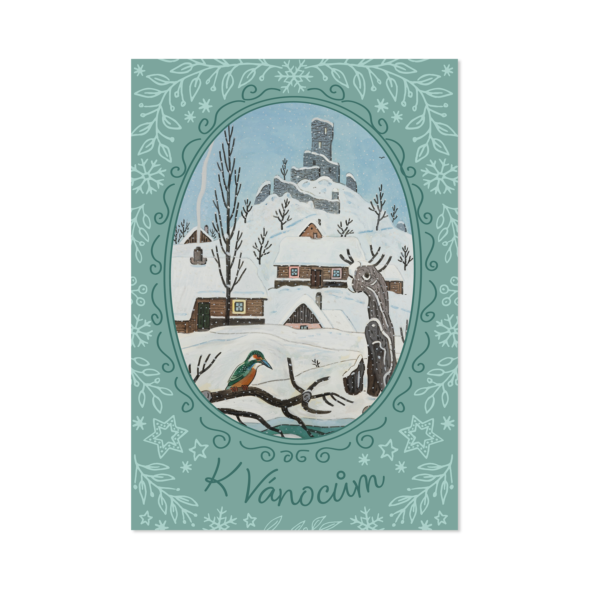 Vánoční přání Josef Lada - Ledňáček Albi Albi