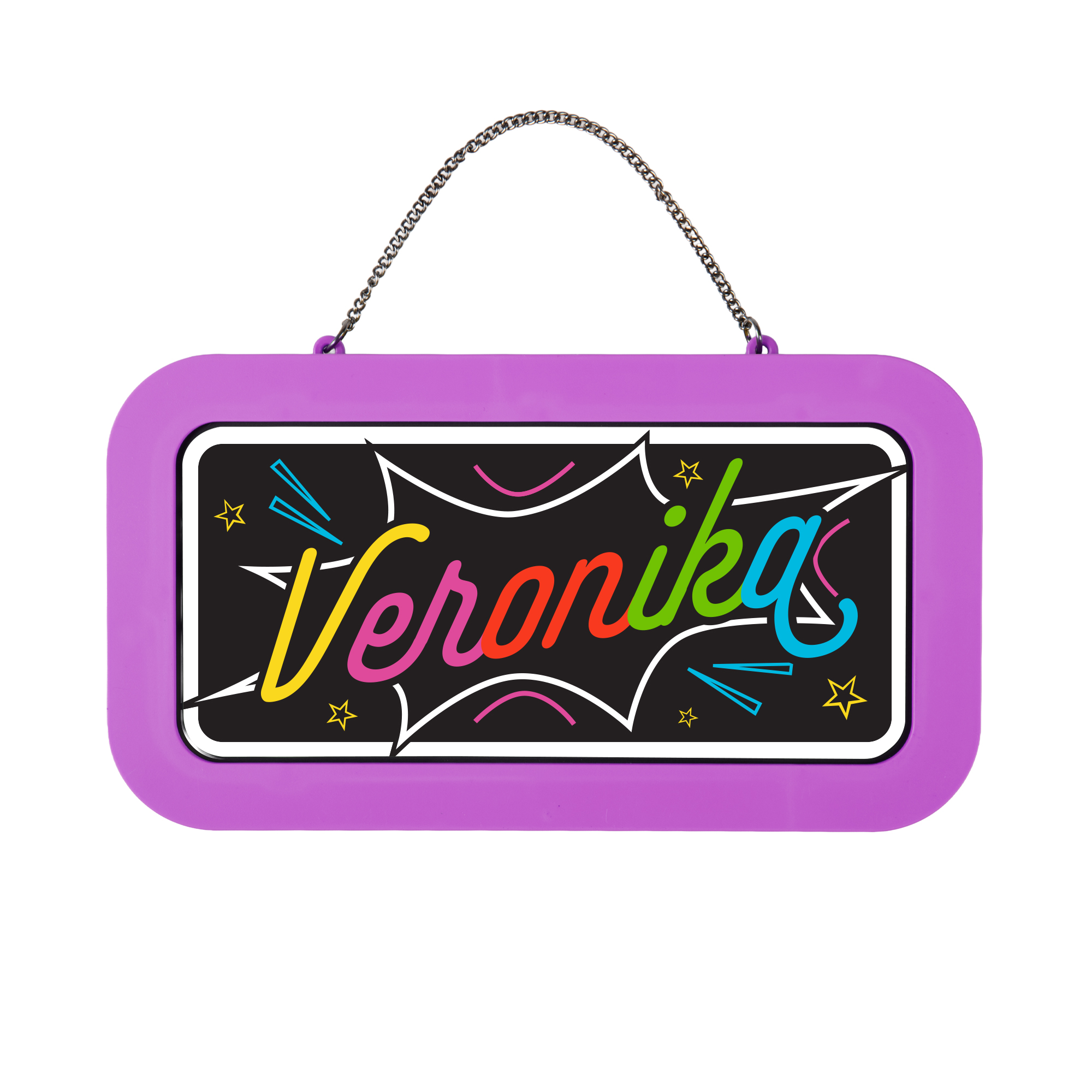 Neonová cedulka se jménem - Veronika Albi Albi