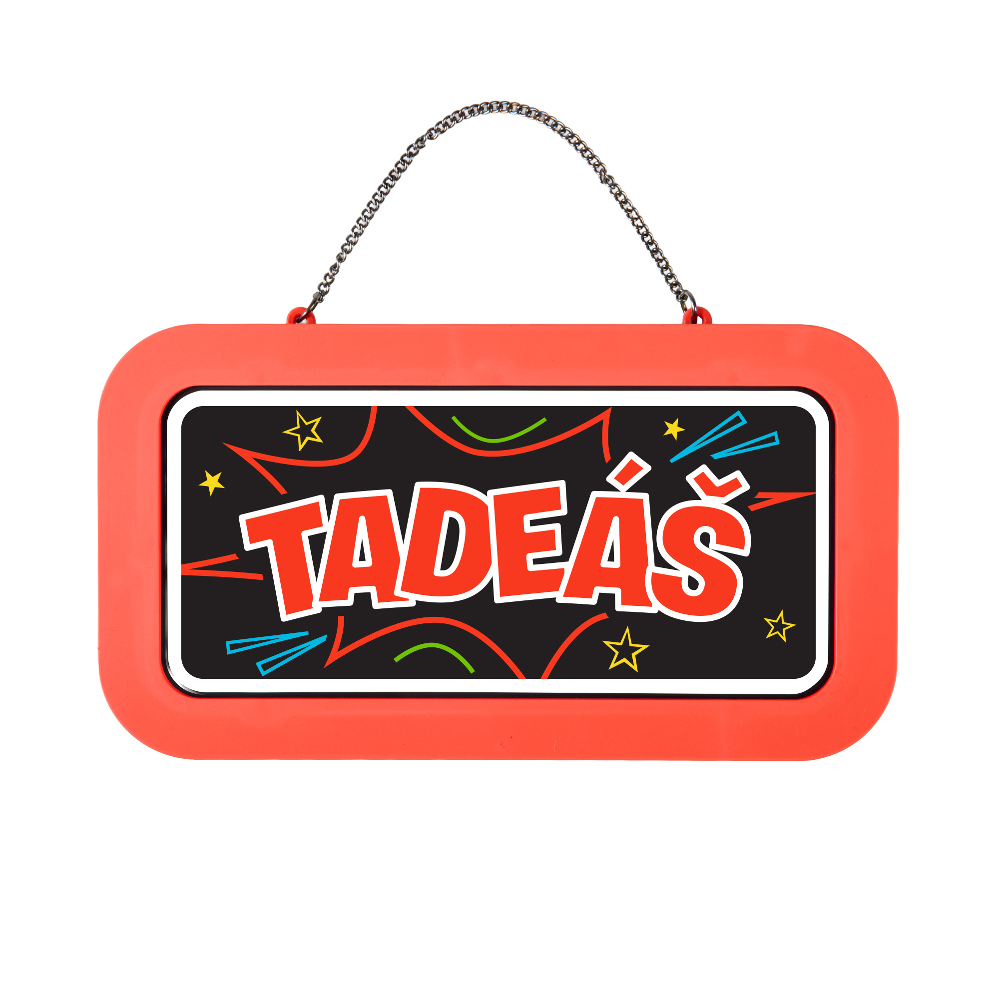 Neonová cedulka se jménem - Tadeáš Albi Albi