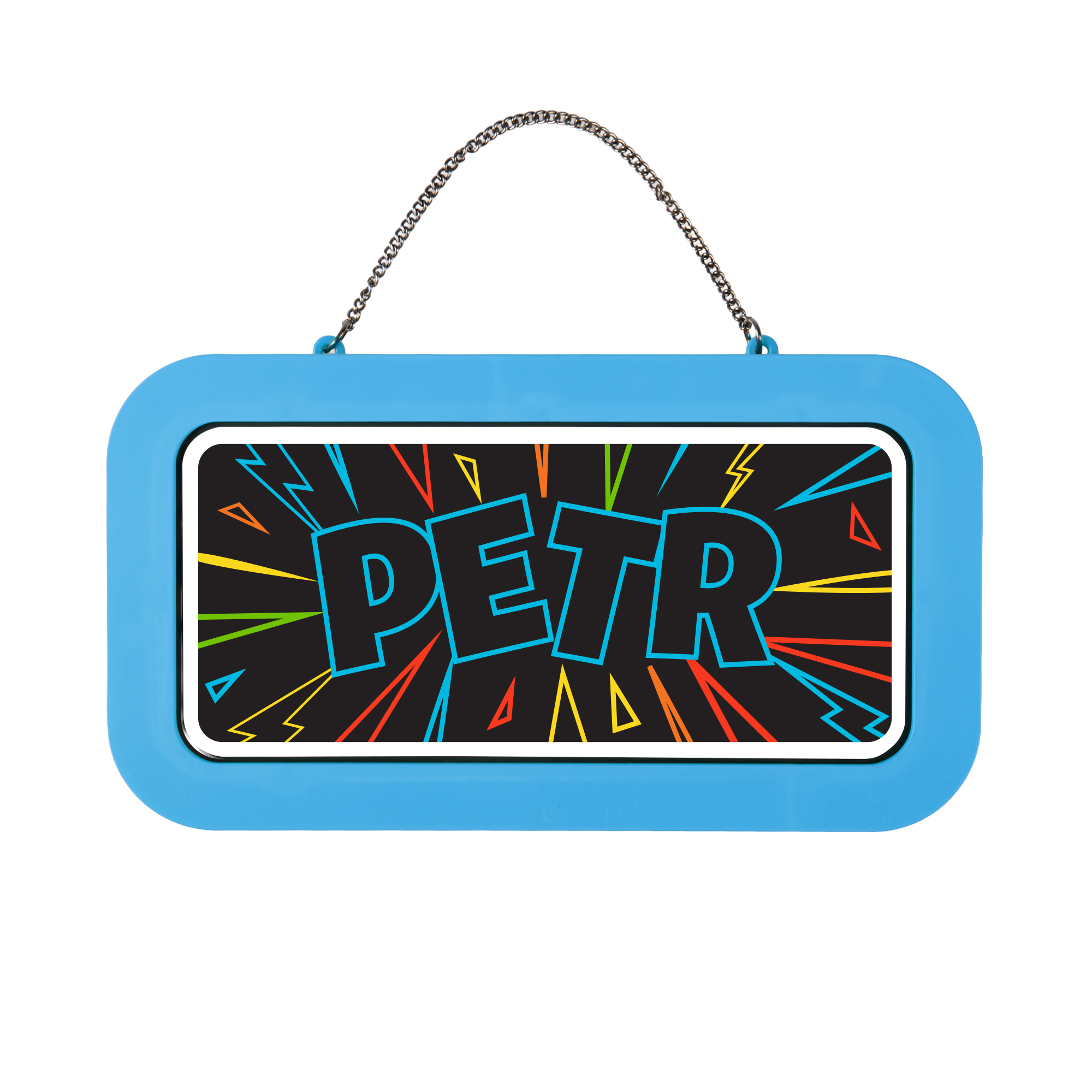 Neonová cedulka se jménem - Petr Albi Albi