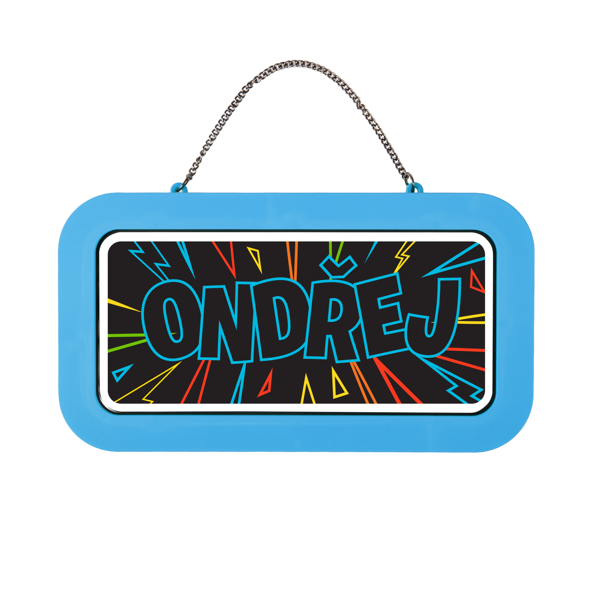 Neonová cedulka se jménem - Ondřej Albi Albi