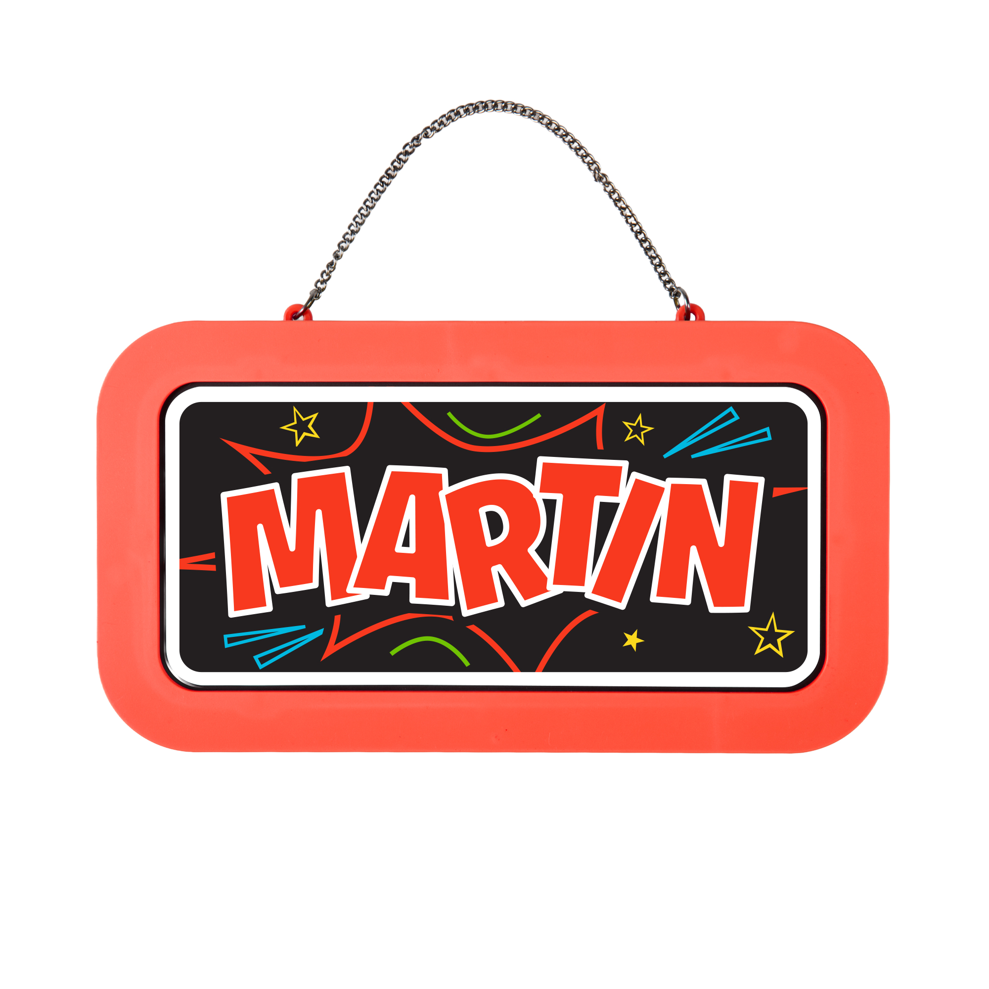 Neonová cedulka se jménem - Martin Albi Albi