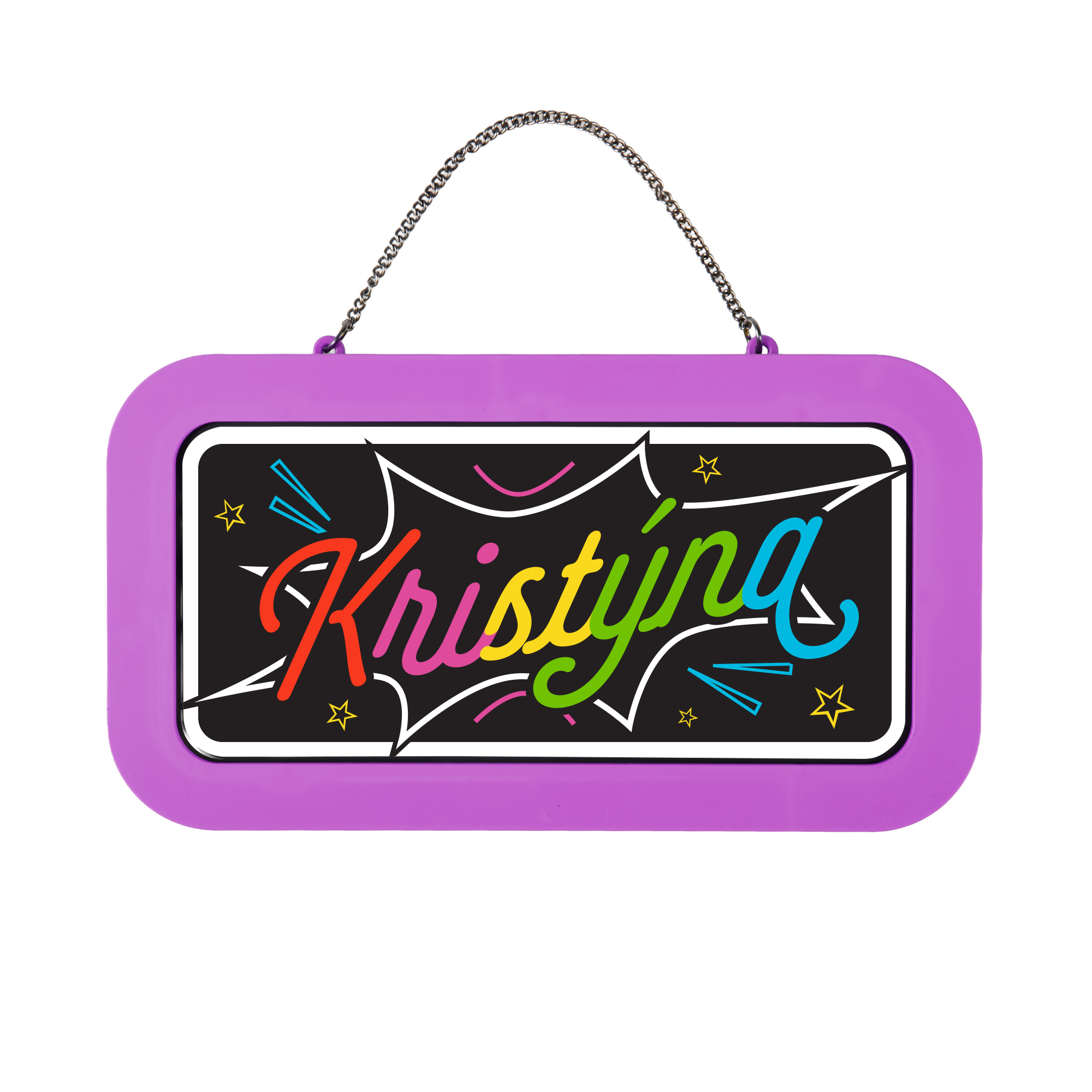 Neonová cedulka se jménem - Kristýna Albi Albi