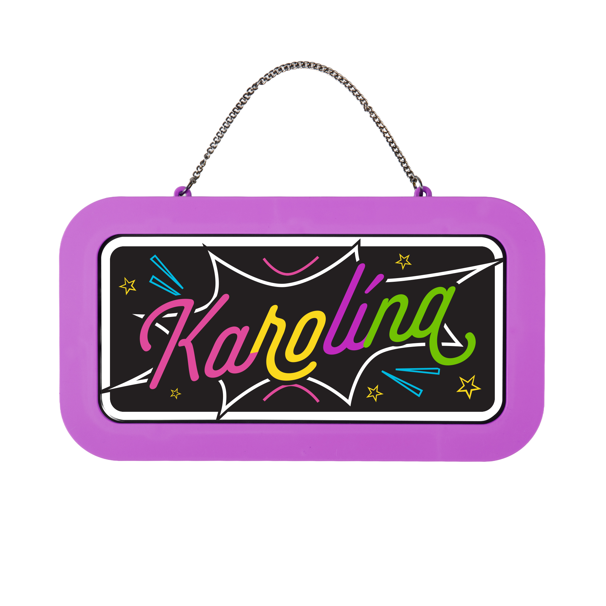 Neonová cedulka se jménem - Karolína Albi Albi