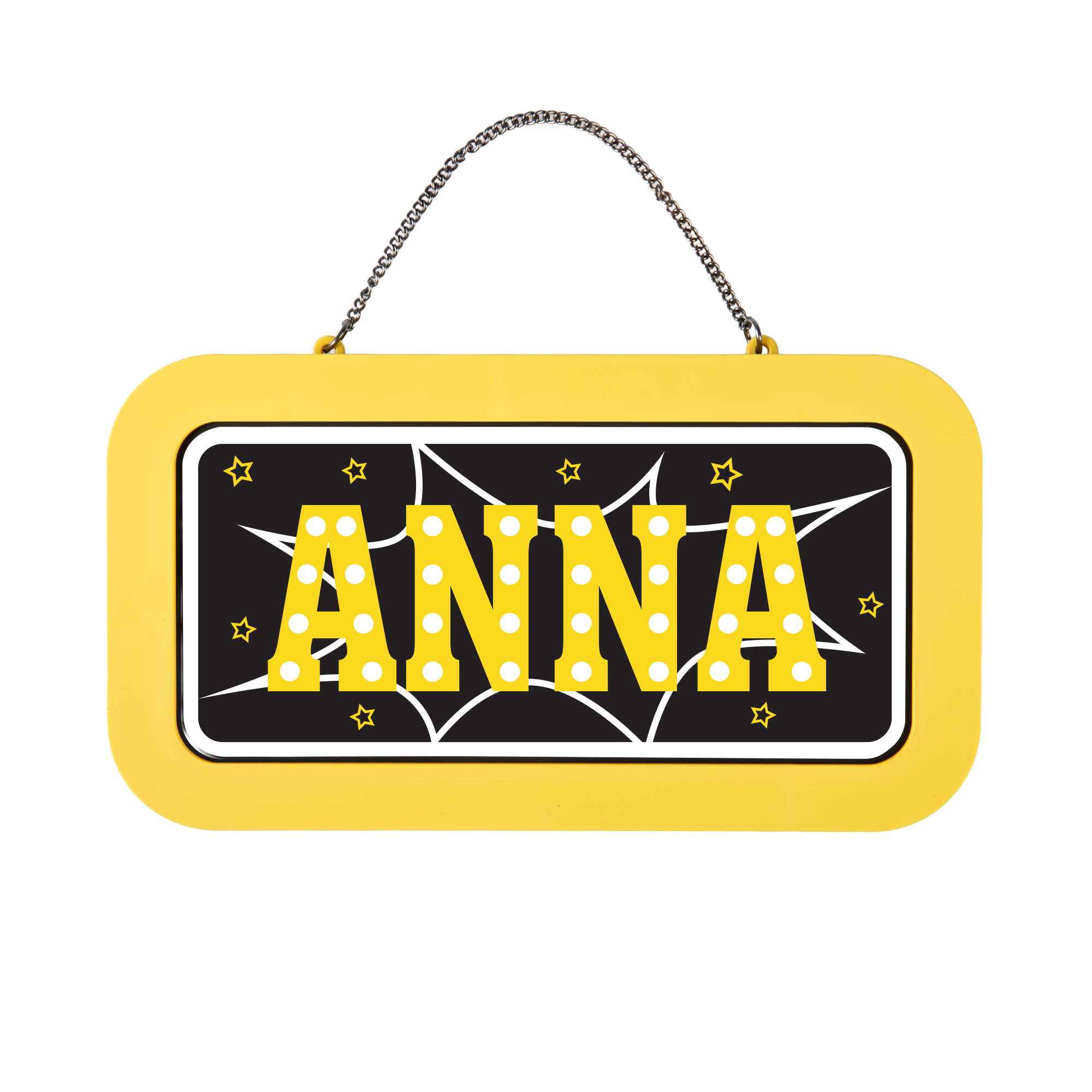 Neonová cedulka se jménem - Anna Albi Albi