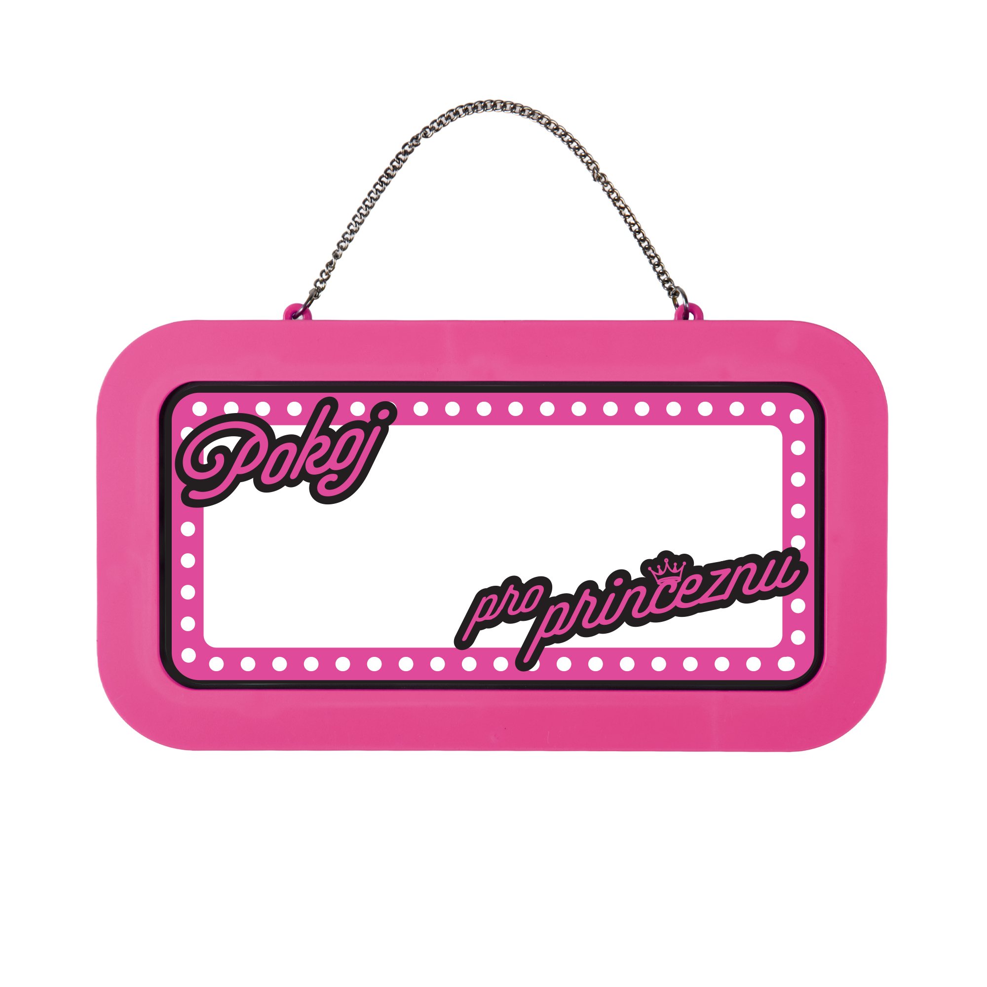 Neonová cedulka bez jména - Pokoj pro princeznu Albi Albi